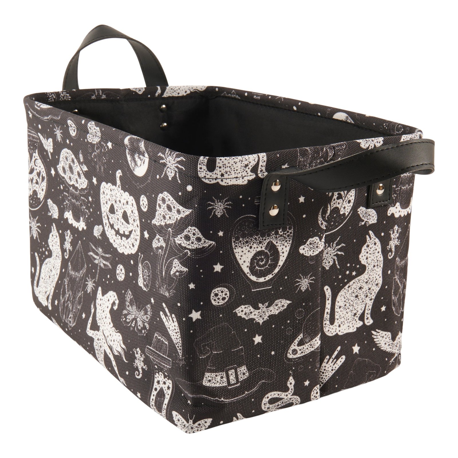 HomeStyles Novelty Fabric Storage Bin With Handles, 14-in x 10-in x 9-in.