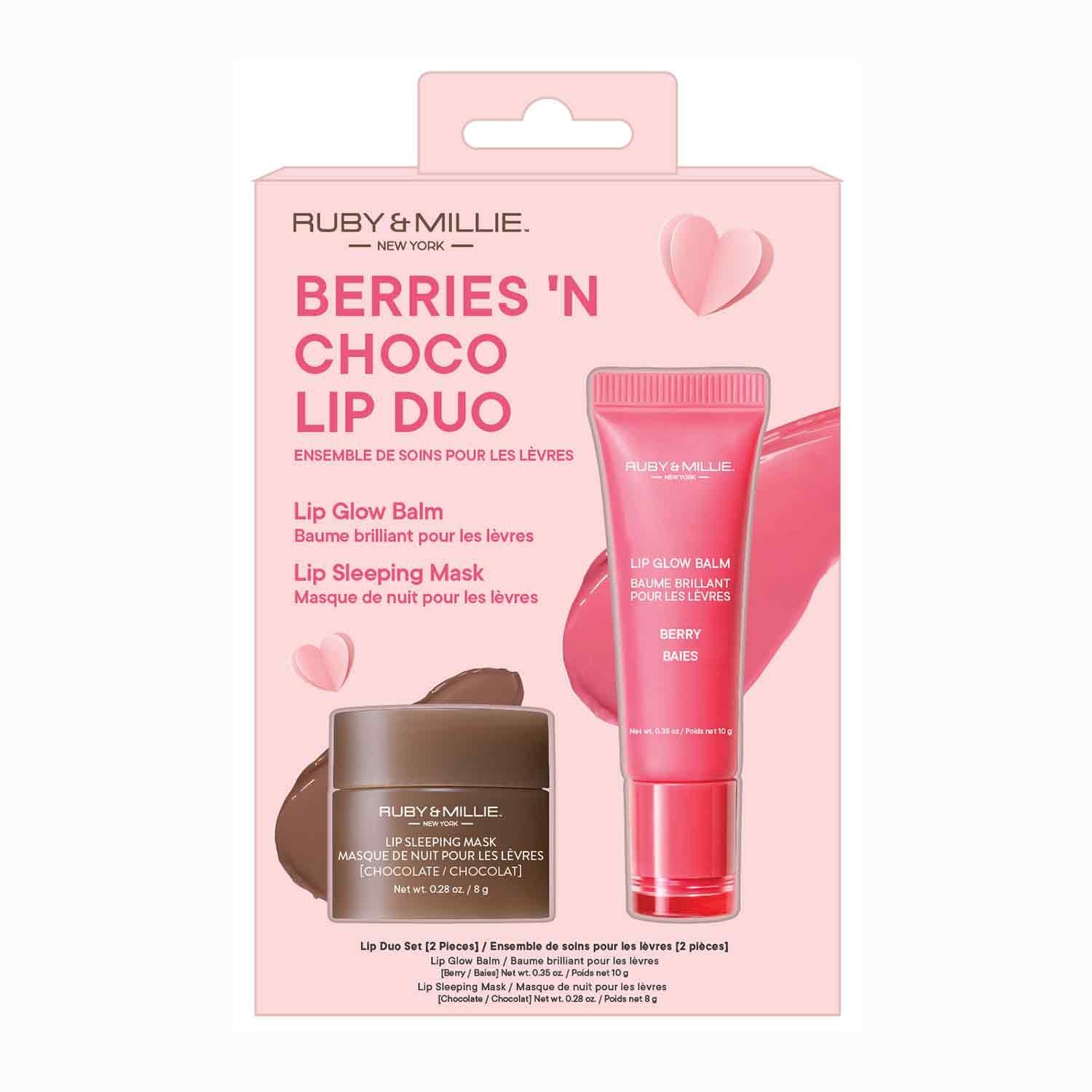 Ruby & Millie Berries 'N Choco Lip Duo
