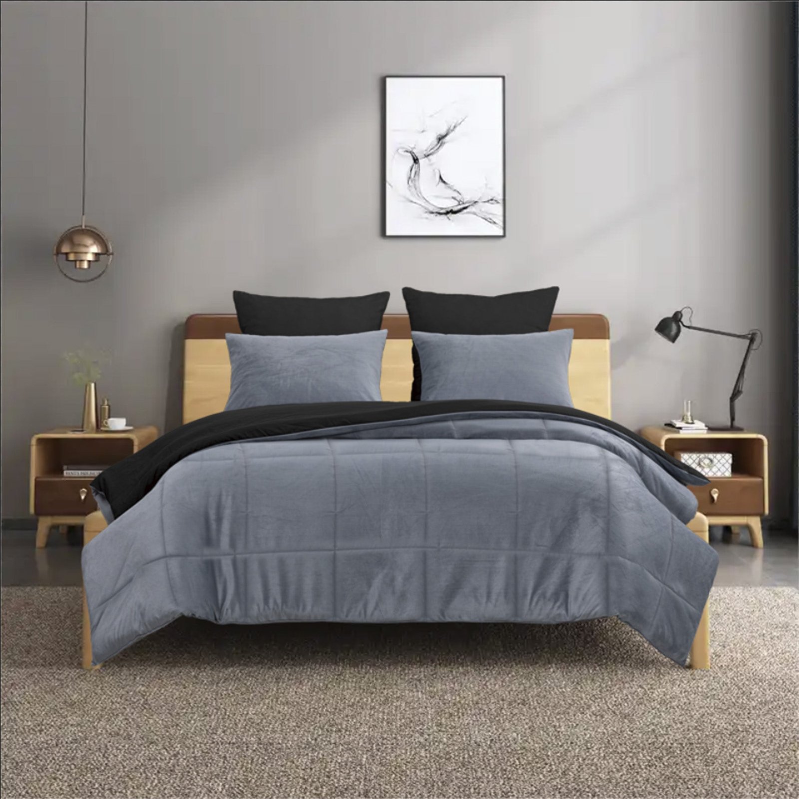 Comforter Set, Queen, 3 Piece
