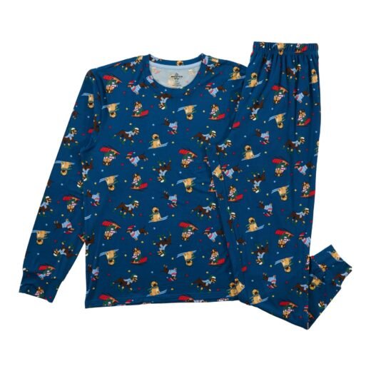 Mountain Ridge Men's Crew Neck Family PJ Set, 2-Piece