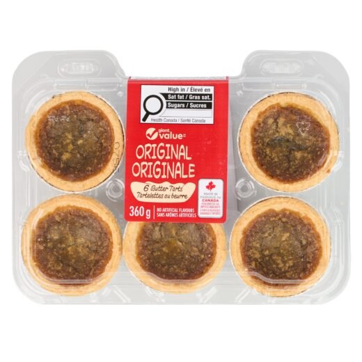 Giant Value Original Butter Tarts, 6-Pack