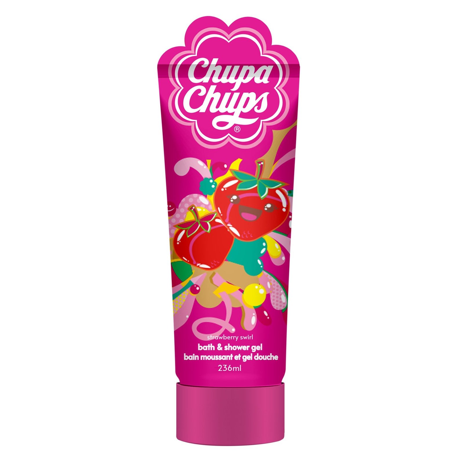 Chupa Chups Shower Gel, Strawberry Swirl, 250 ml