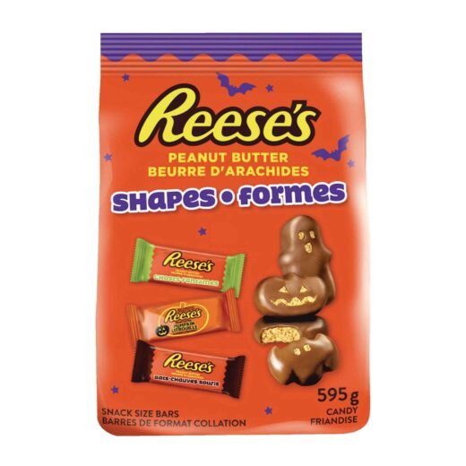 Reese's Candy Peanut Butter Halloween Shapes Bars, 595 g