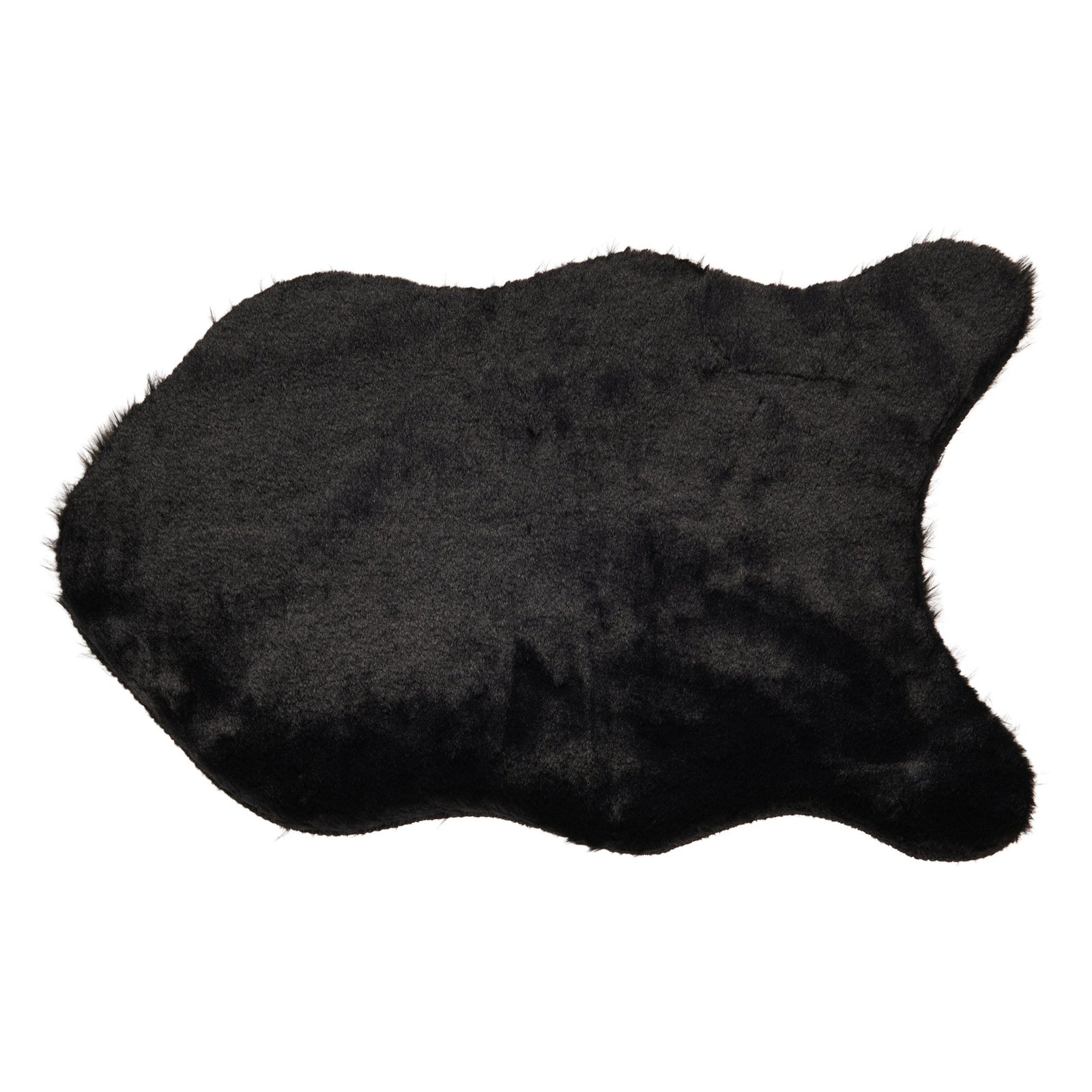 Faux Fur Solid Rabbit Rug, 20-in x 31-in.