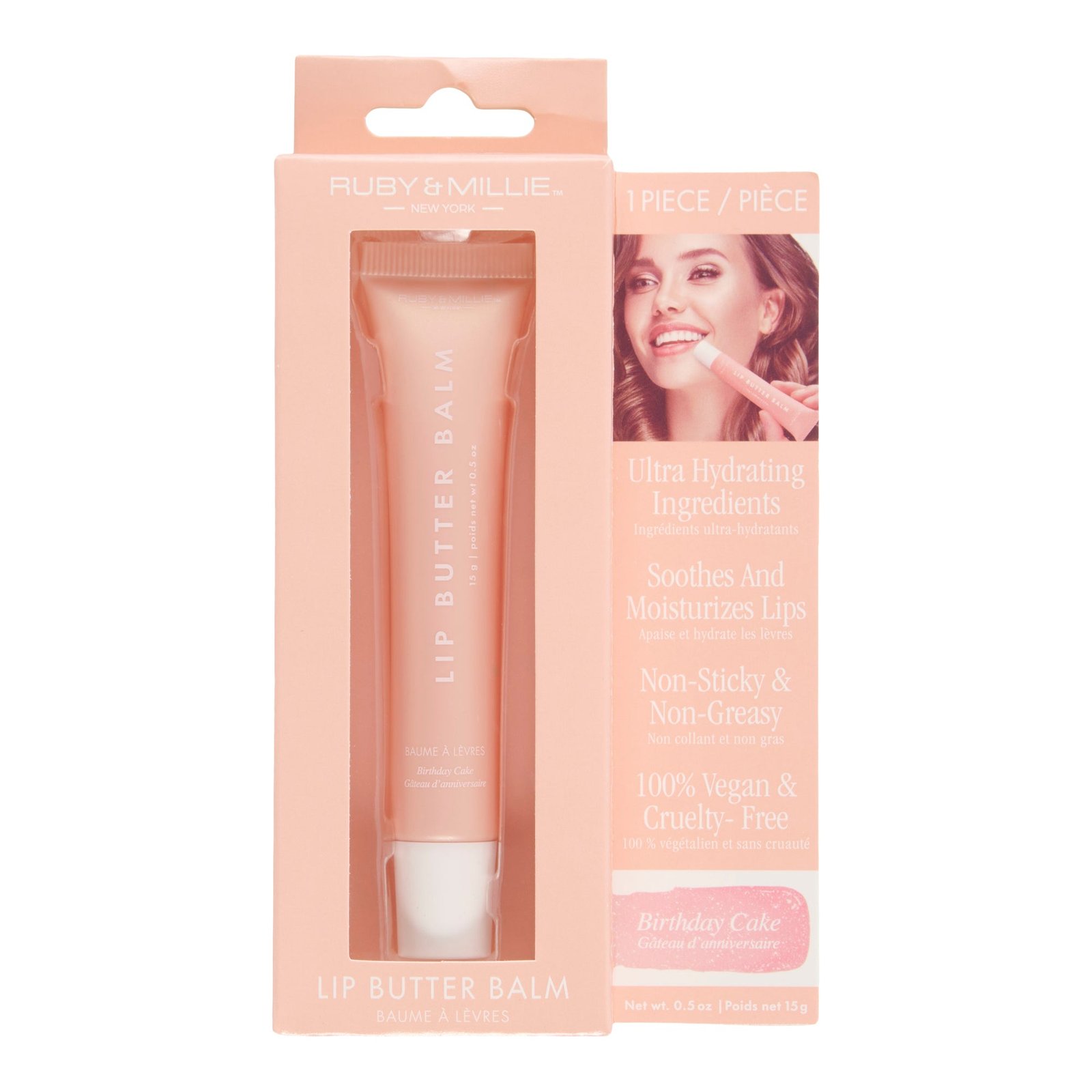 Ruby & Millie Lip Butter Balm, Birthday Cake