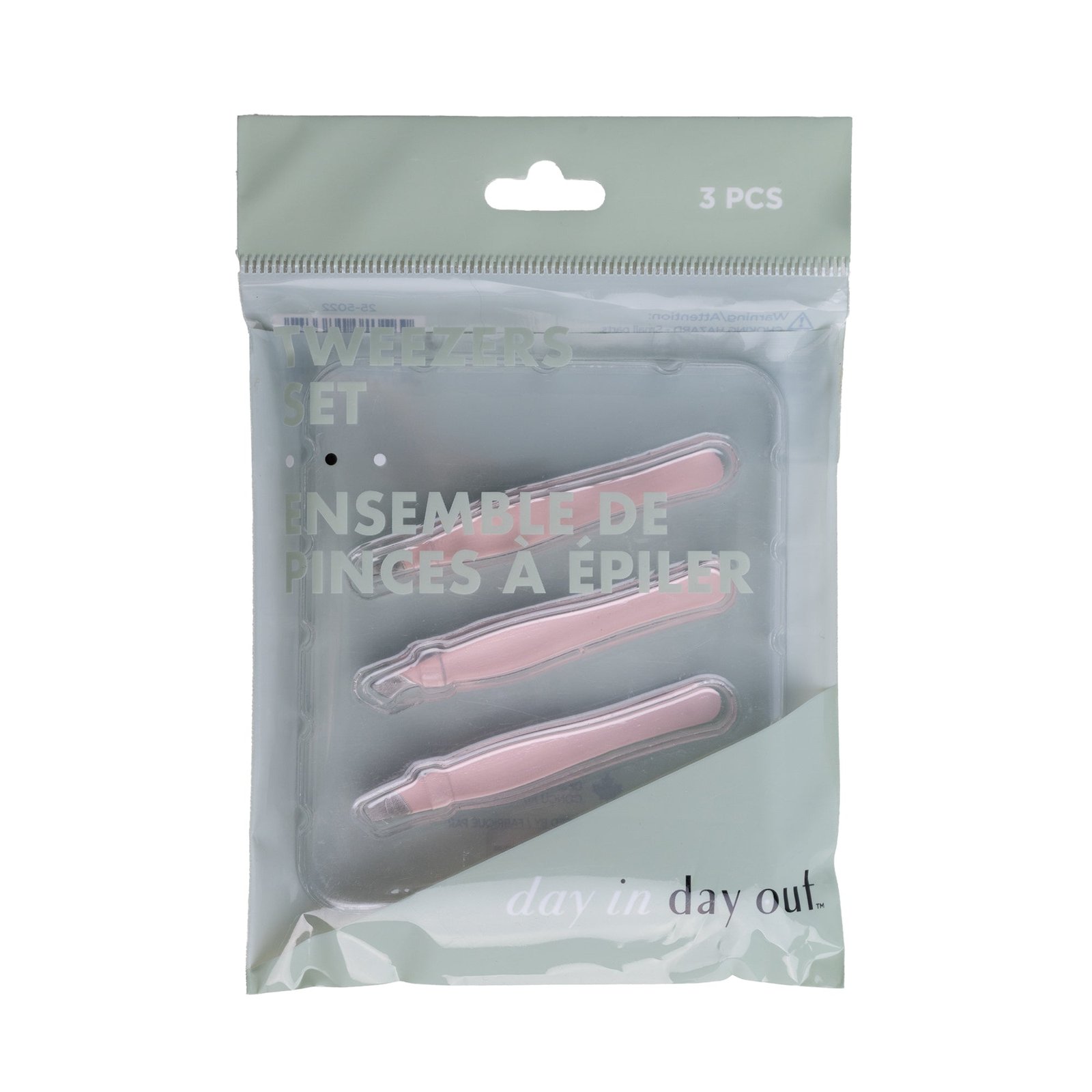 Day In Day Out Tweezers Set, 3-Pack