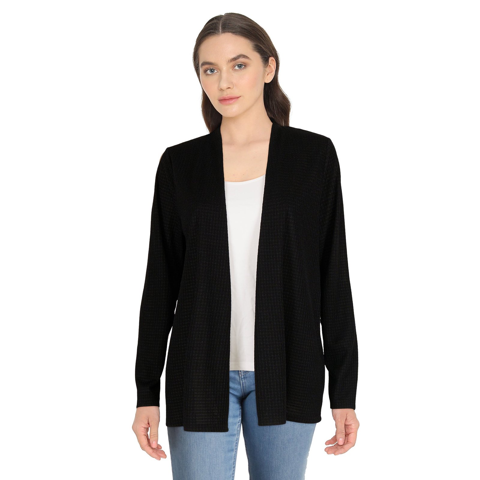 lily morgan Women's Solid Cardigan