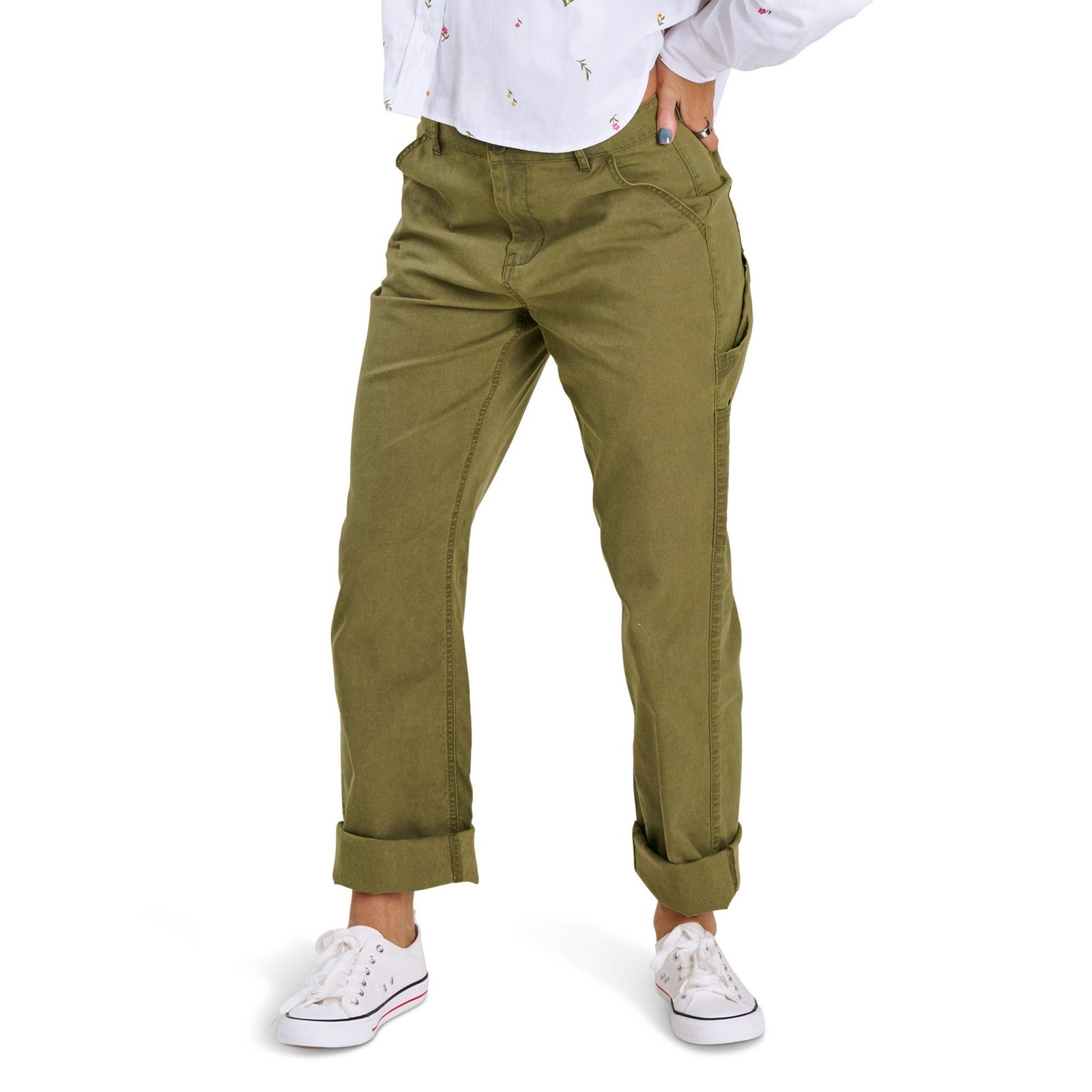 mySTYLE Women's Twill Carpenter Pants