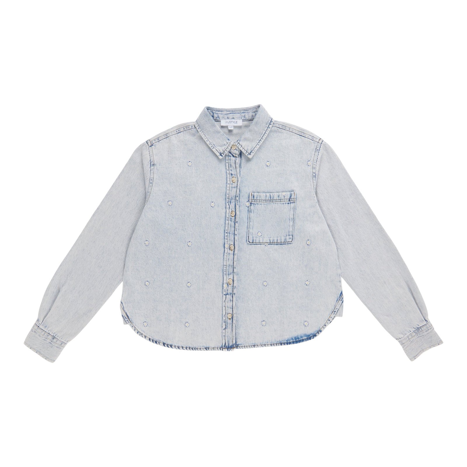 mySTYLE Women's Denim Shirt with Embellishment
