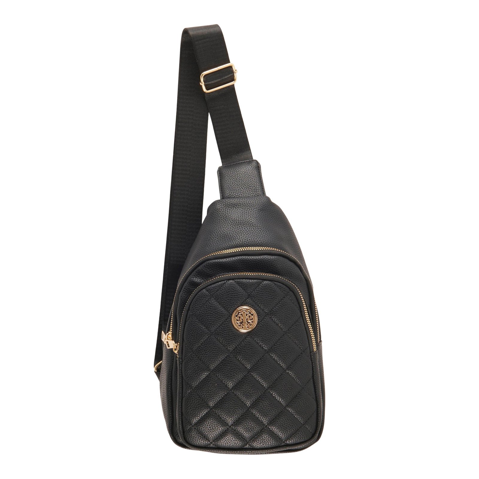Sling Bag with Quilted Front