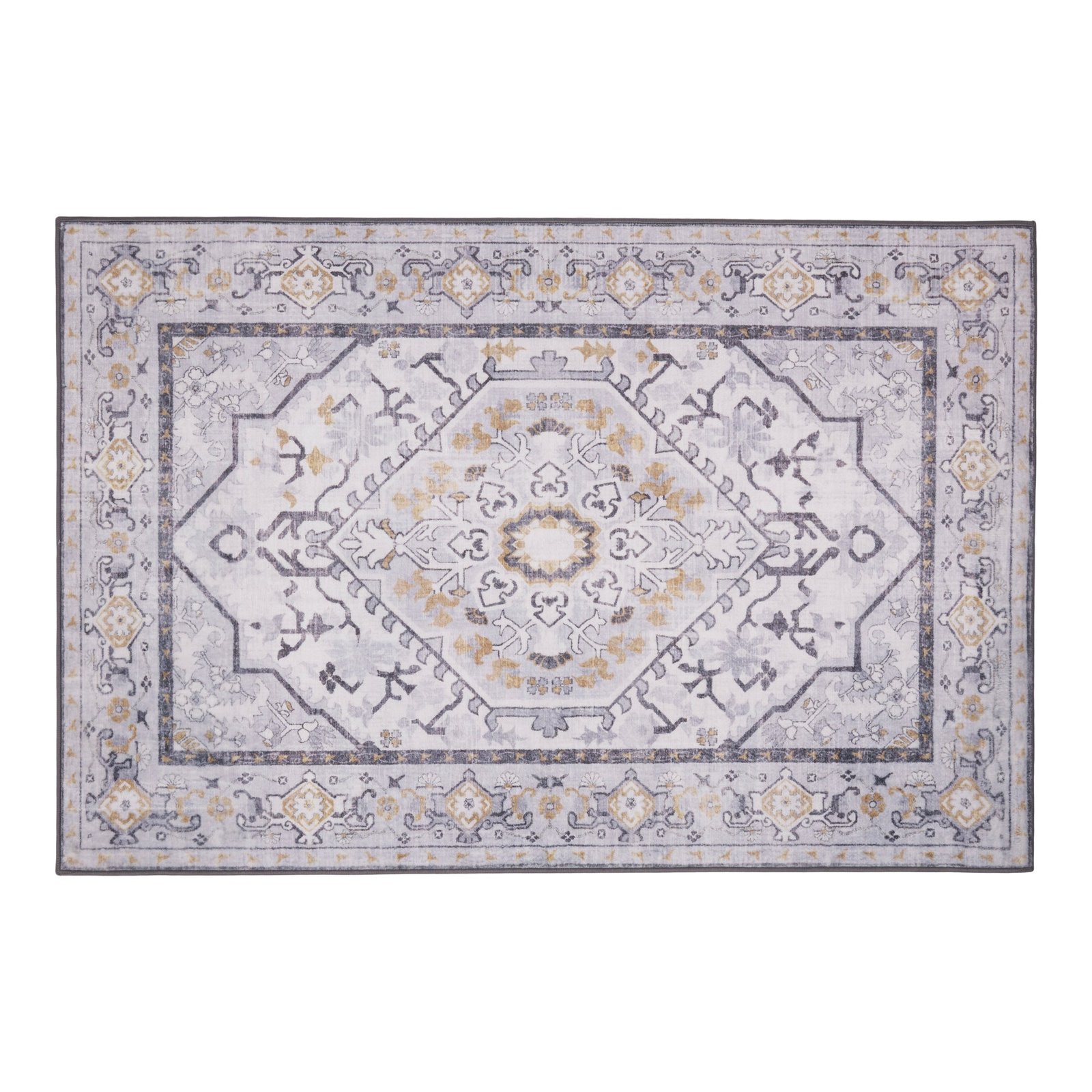 Washable Printed Area Rug, 3-ft x 4-ft.