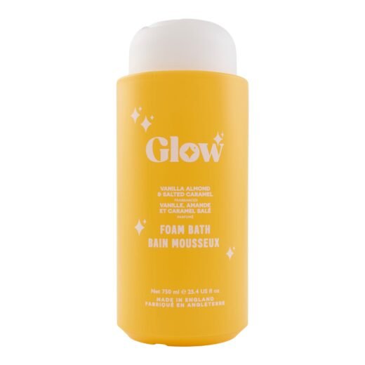 Glow Foam Bath, Vanilla Almond & Salted Caramel, 750 ml