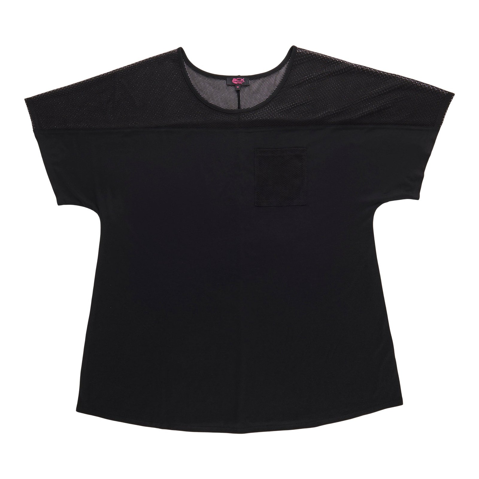 ACX Active Women's Plus Short Sleeve Mesh Cover-Up
