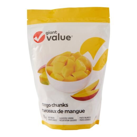 Giant Value Frozen Mango Chunks, 600 g