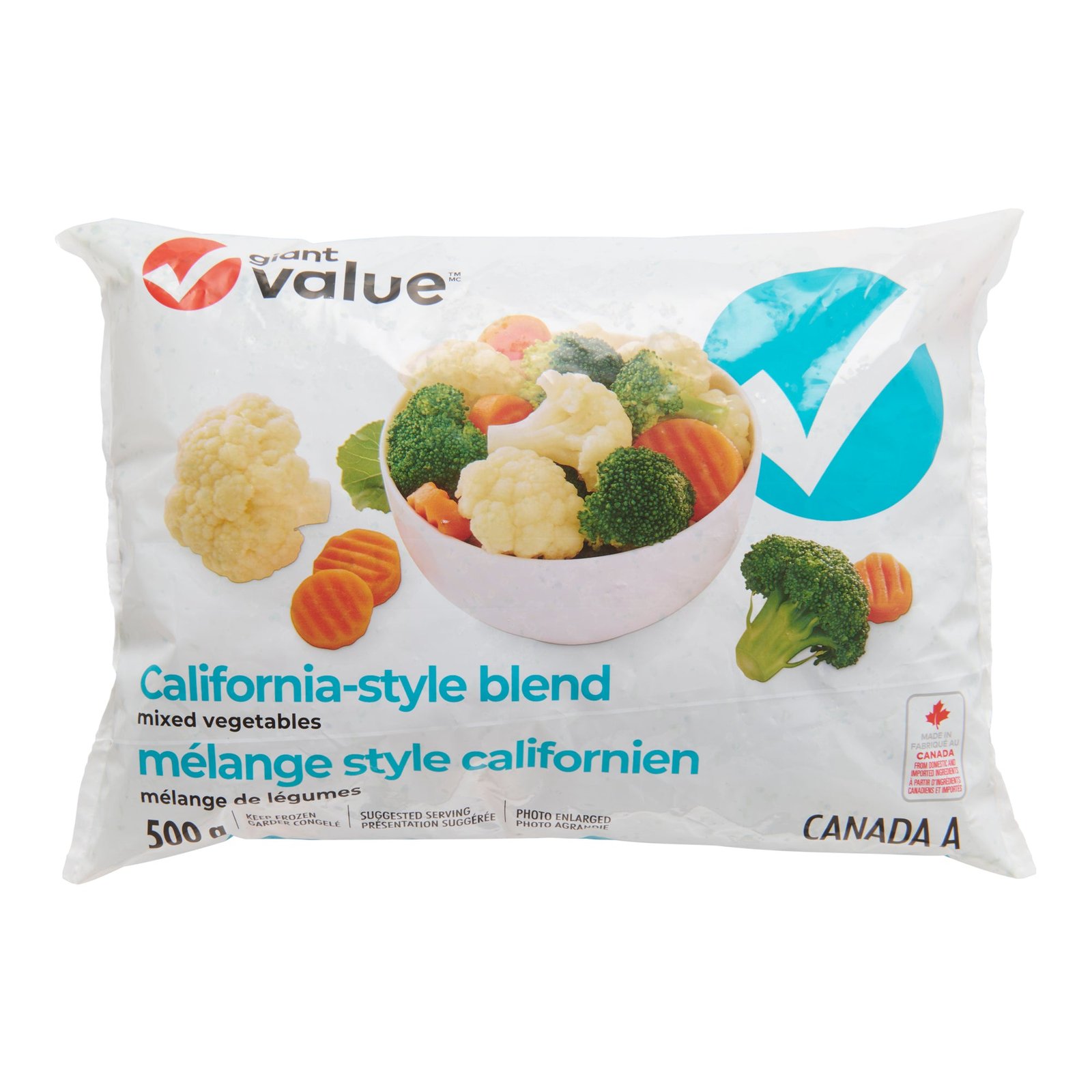 Giant Value California Blend Vegetables, 500 g
