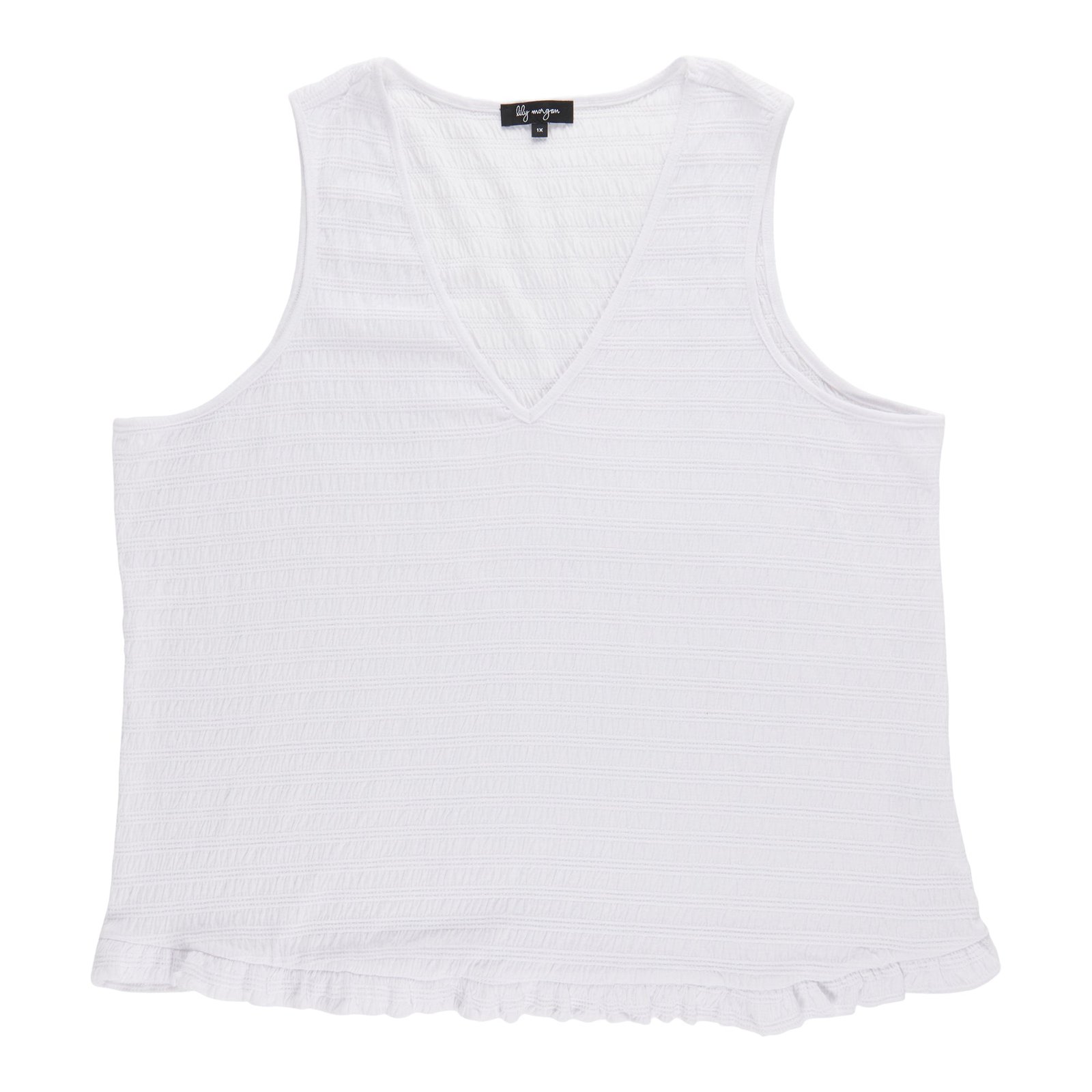 lily morgan Women's Plus V-Neck Collar Camisole