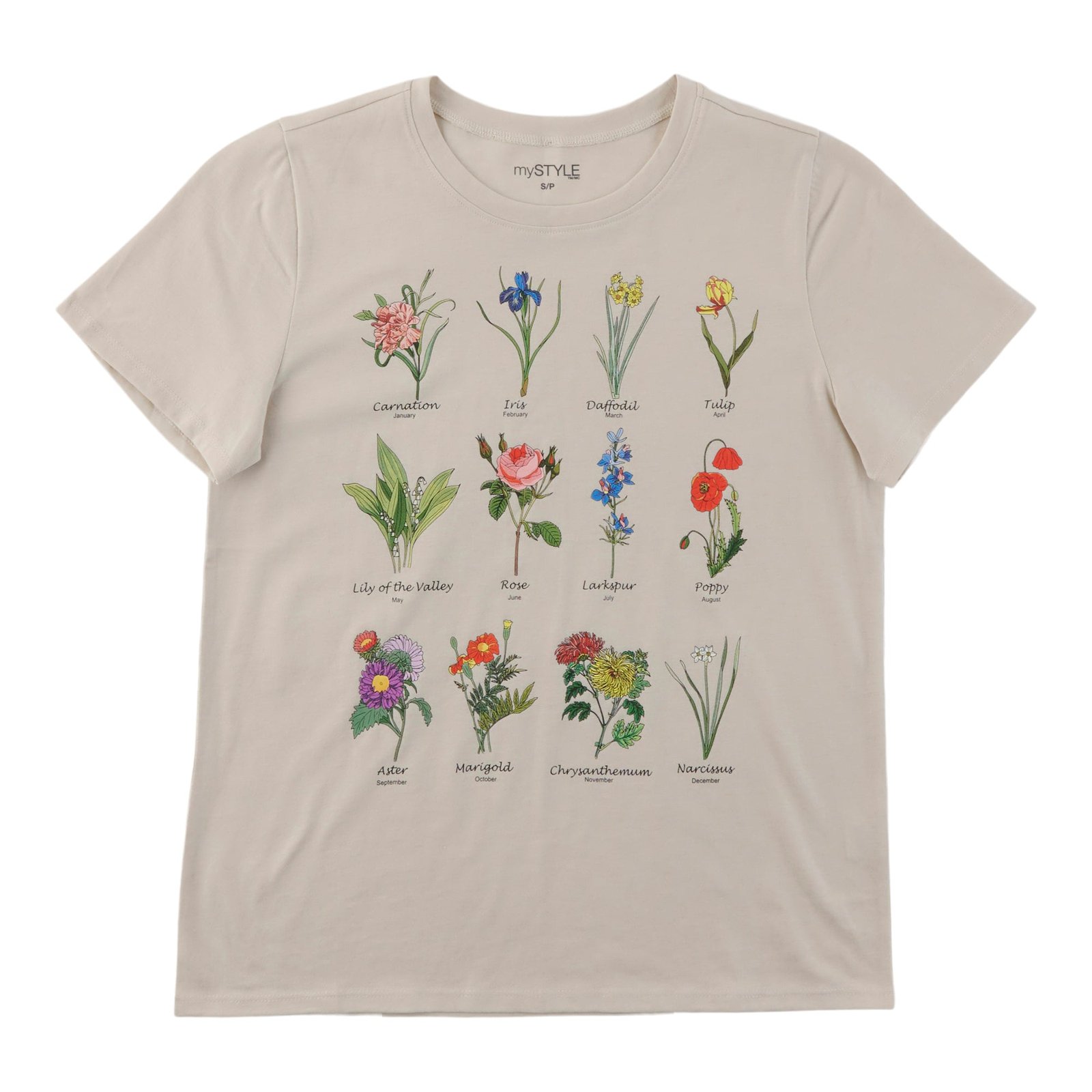 mySTYLE Women's Spring Floral Tee