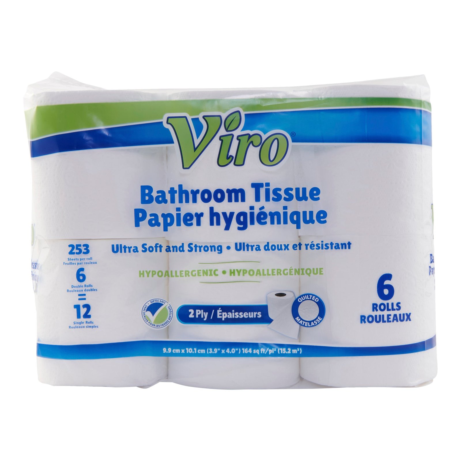 Viro Bathroom Tissue, 6-Pack