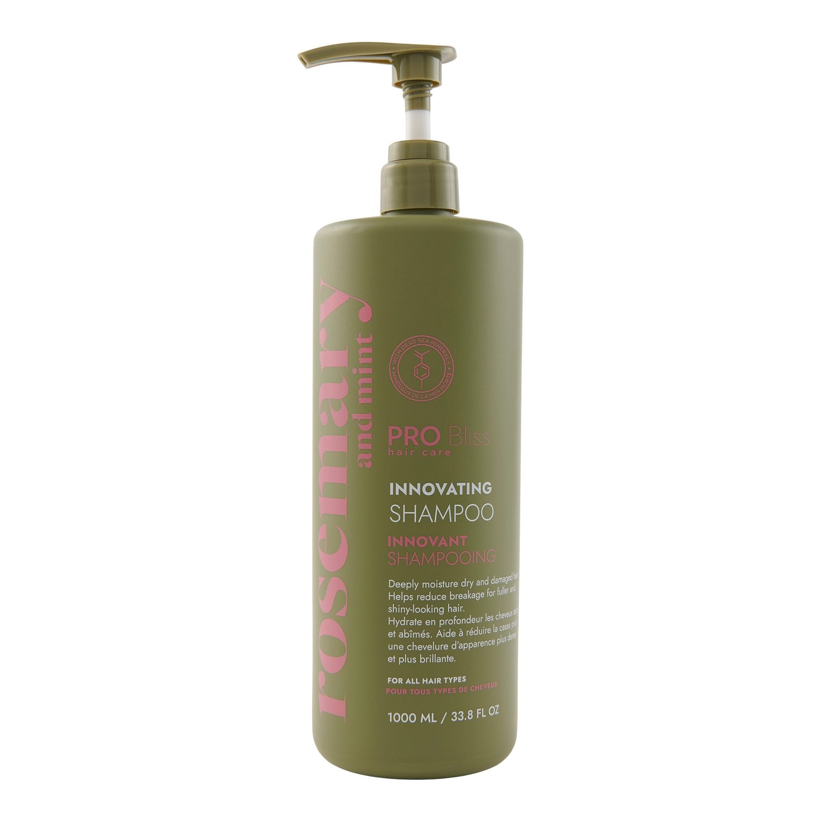 Pro Bliss Rosemary & Mint Pro-Growth Shampoo, 1000 ml