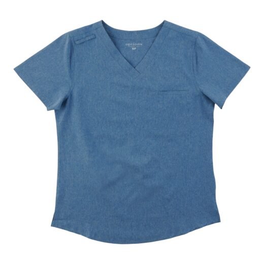 Options Women's Solid Classic Scrub Top