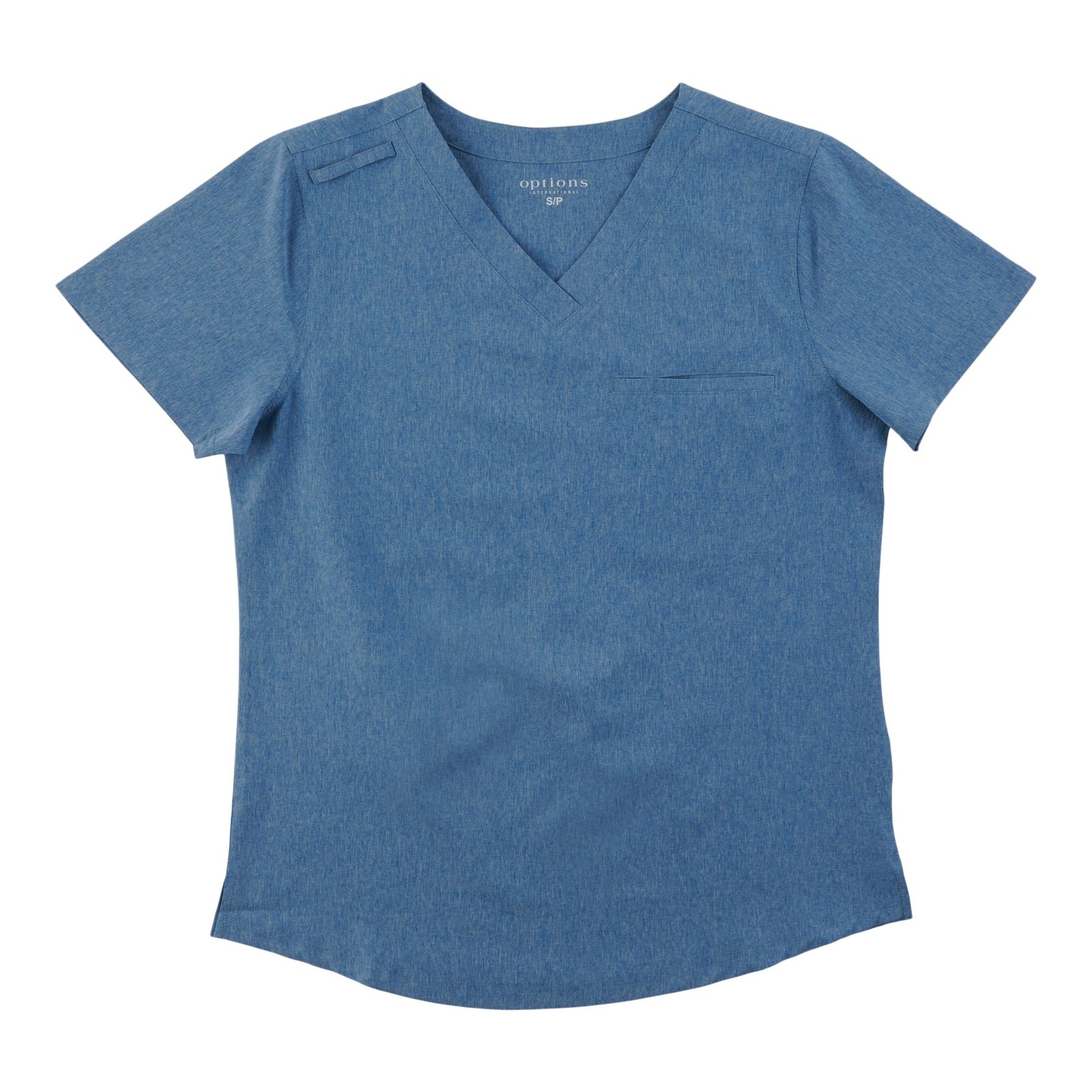 Options Women's Solid Classic Scrub Top