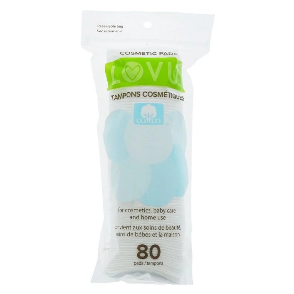 Lovu Cosmetic Pads, 80 Pads