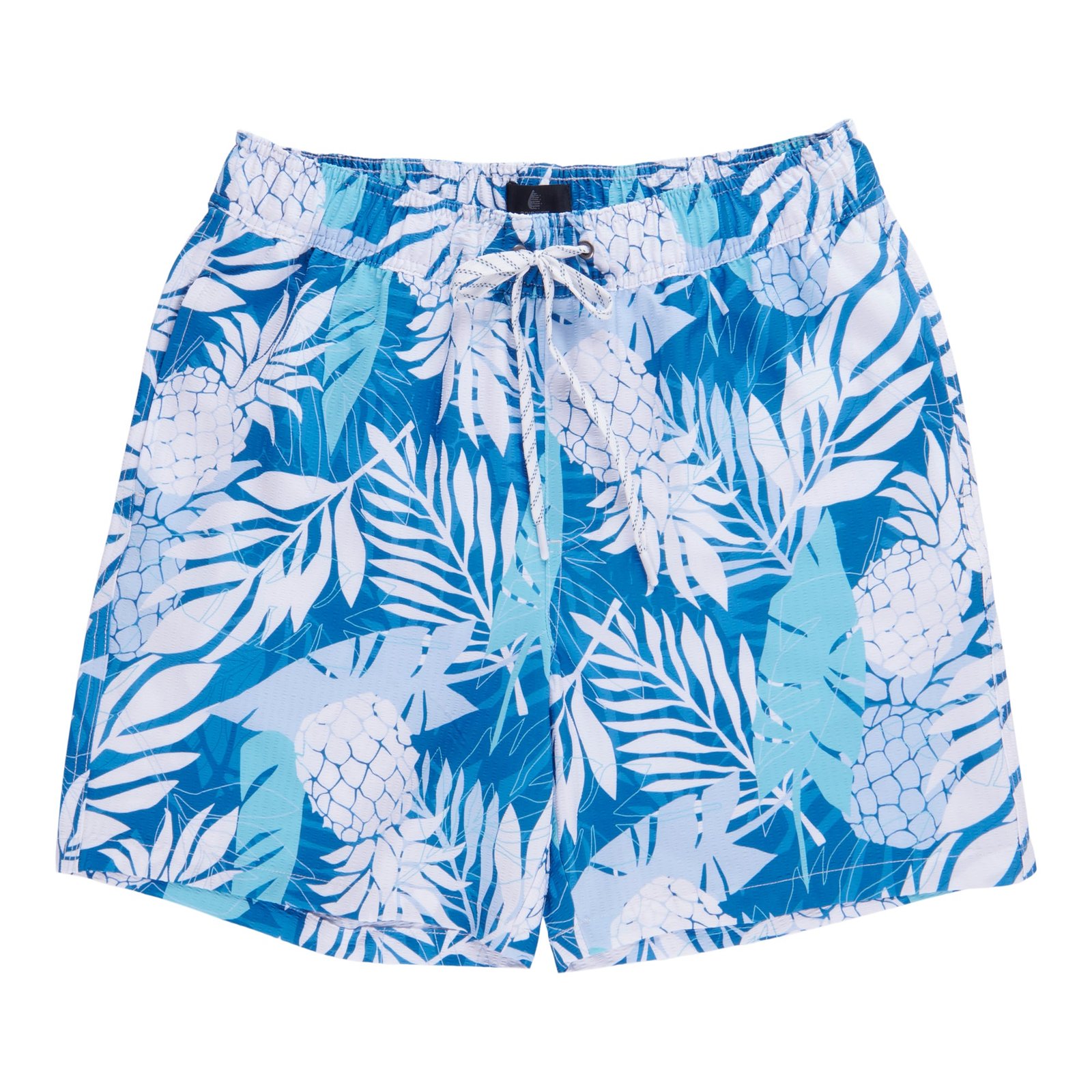 Men's Textured High-Rise Swim Trunks