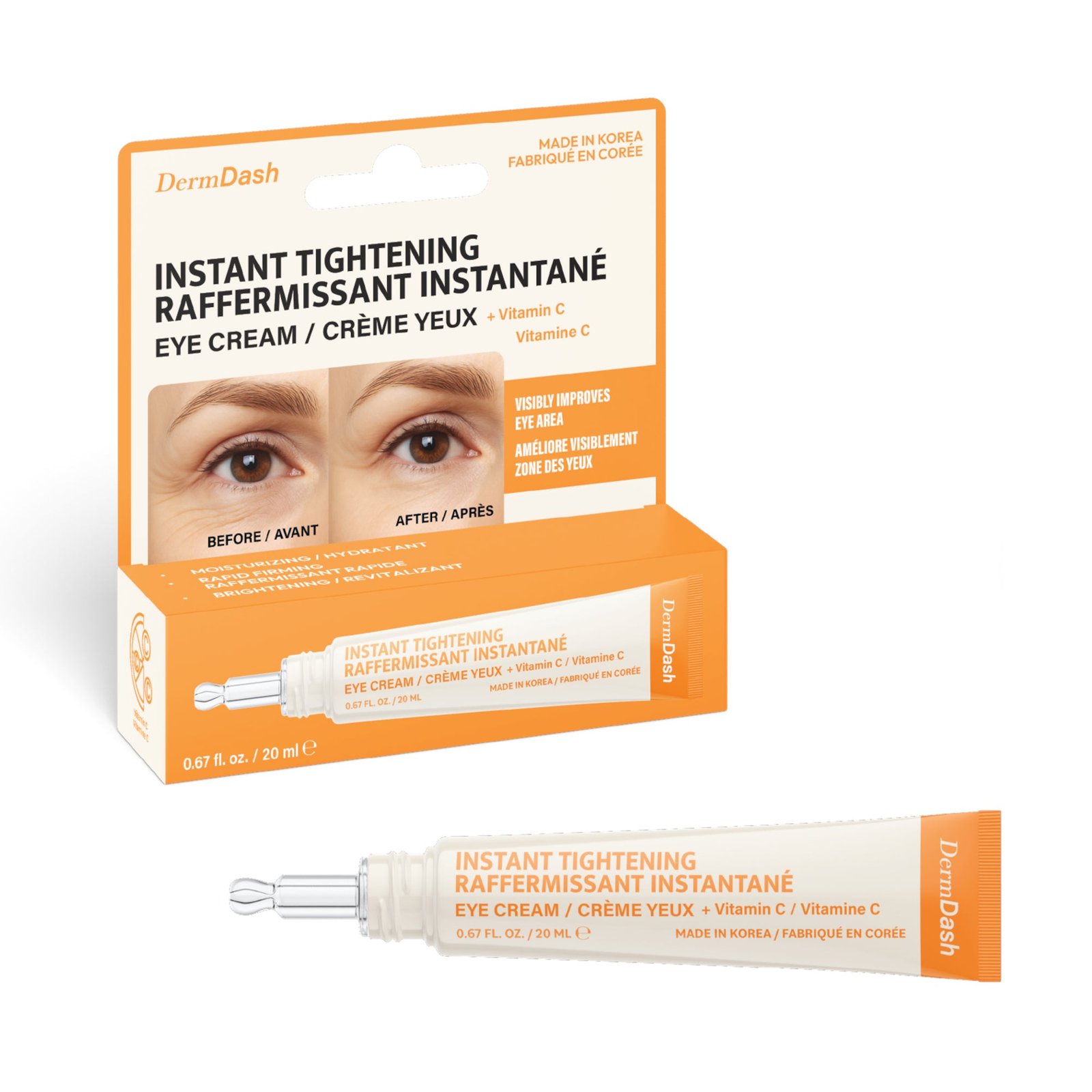 DermDash Instant Tightening Cream with Vitamin C, 20 ml
