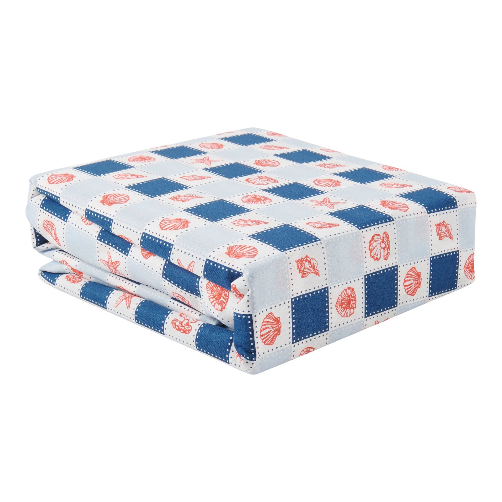 HomeStyles Coastal Print Sheet Set, Double, 4 Piece