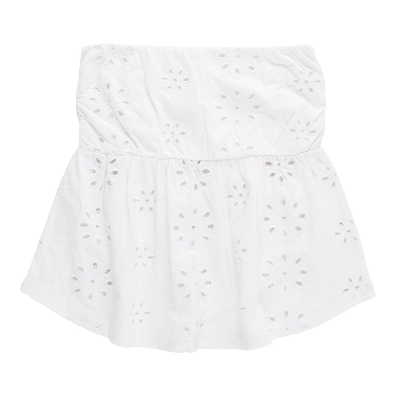 mySTYLE Women's Babydoll Eyelet Tube Top