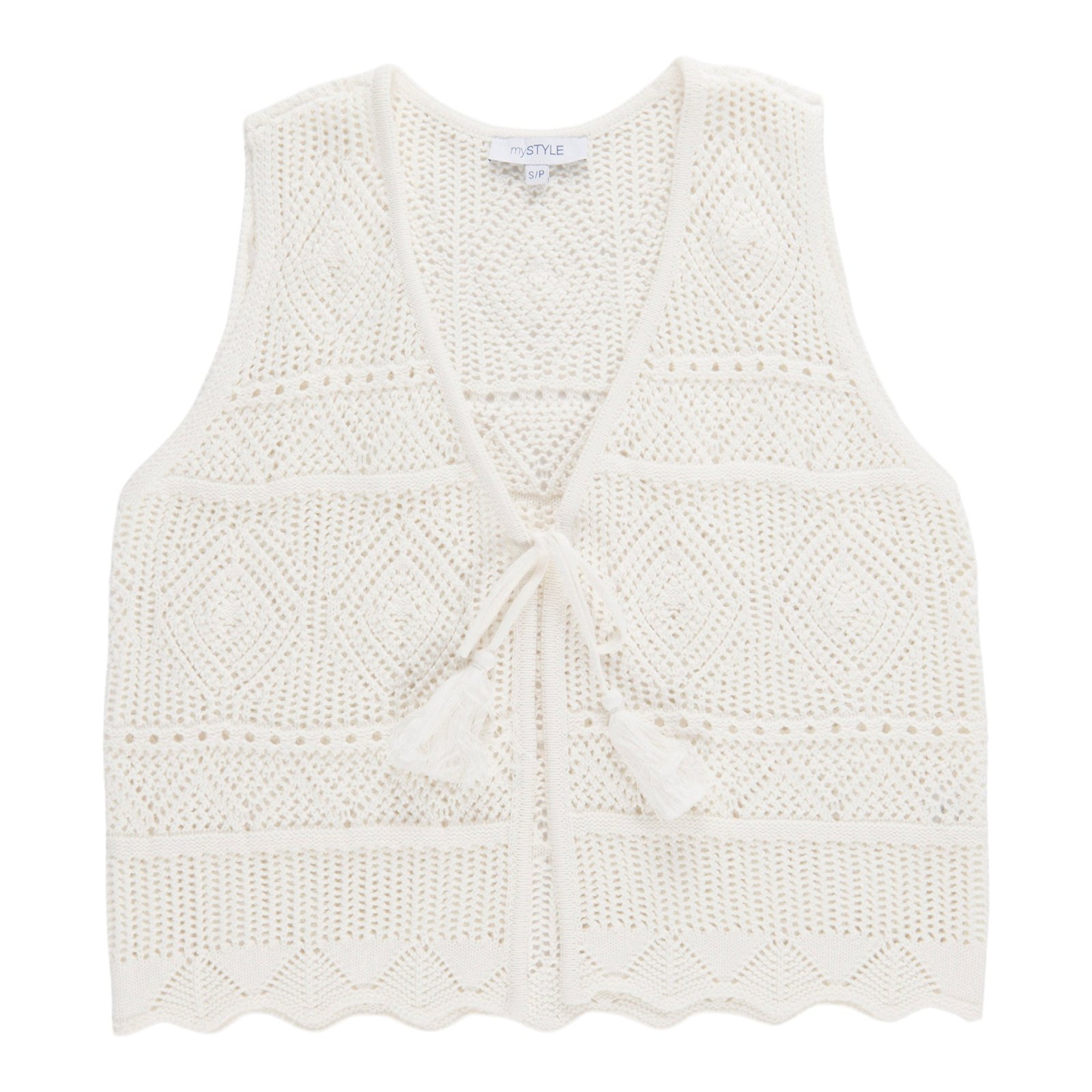 mySTYLE Women's Open Stitch Vest