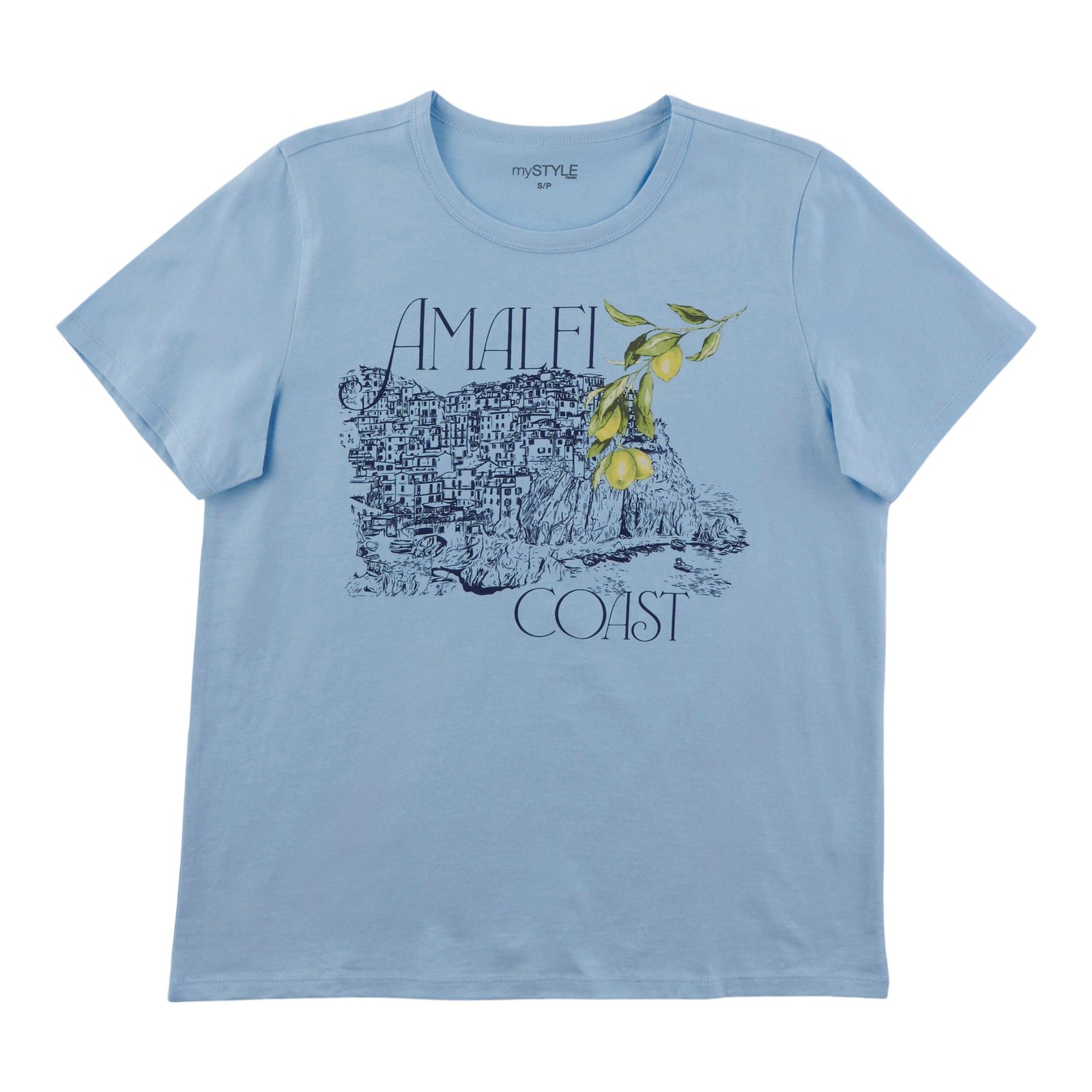 mySTYLE Women's Short Sleeve Graphic Tee