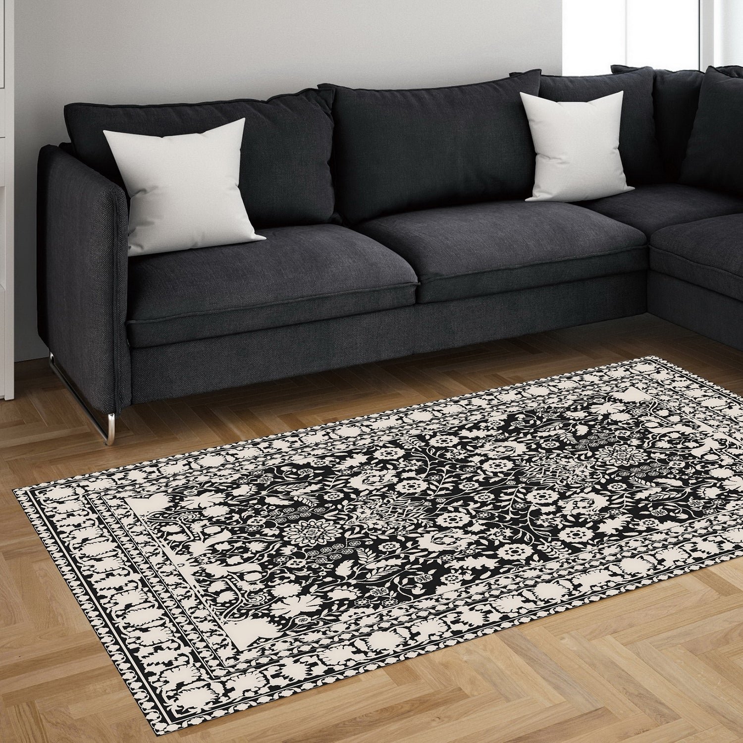 Washable Area Rug, 5-ft x 7-in.