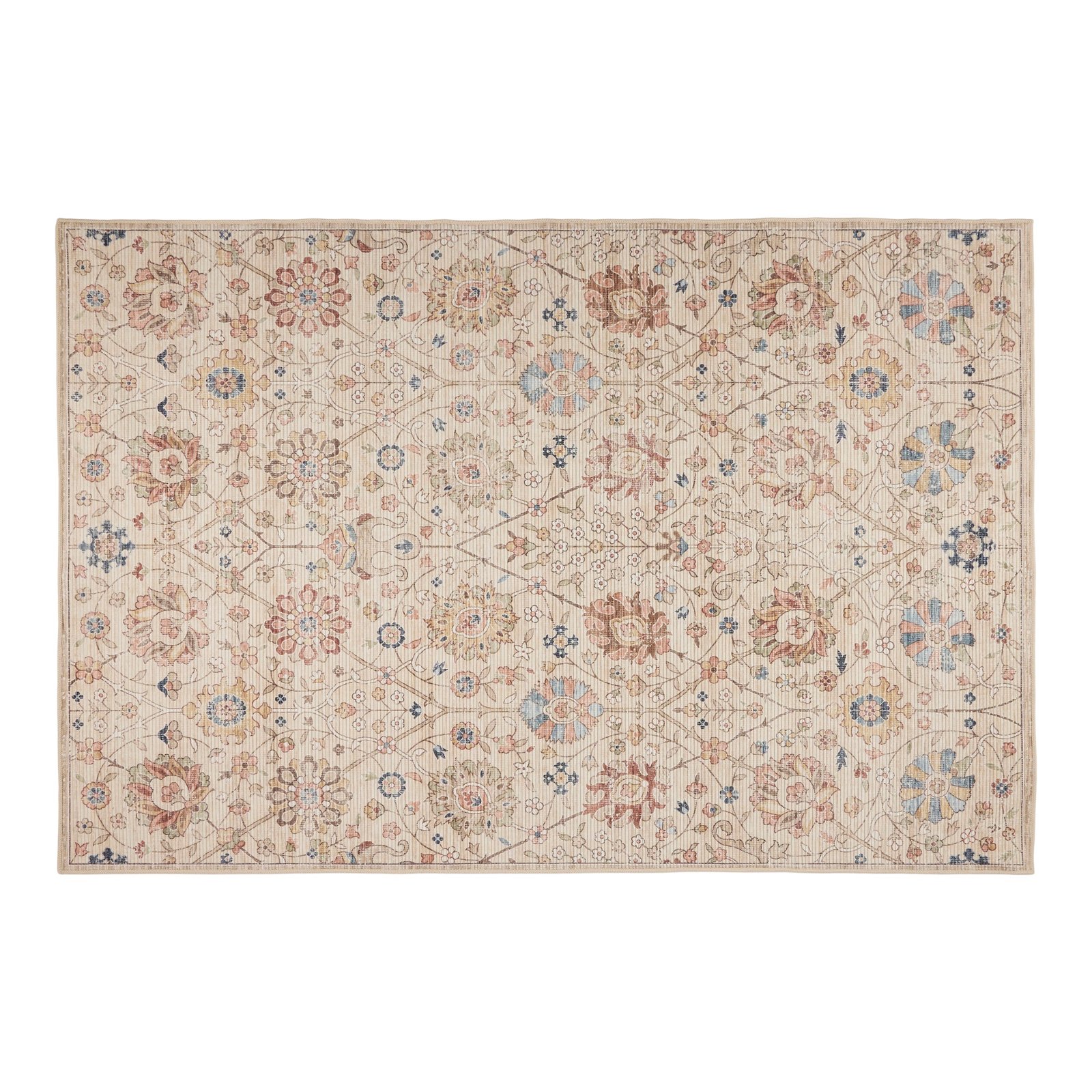 Stripy Area Rug, 4-ft x 6-ft.