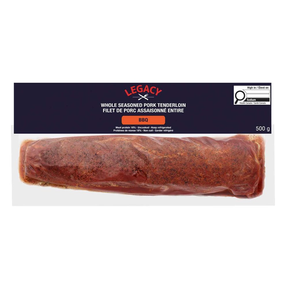 Legacy Seasoned Pork Tenderloin BBQ, 500 g