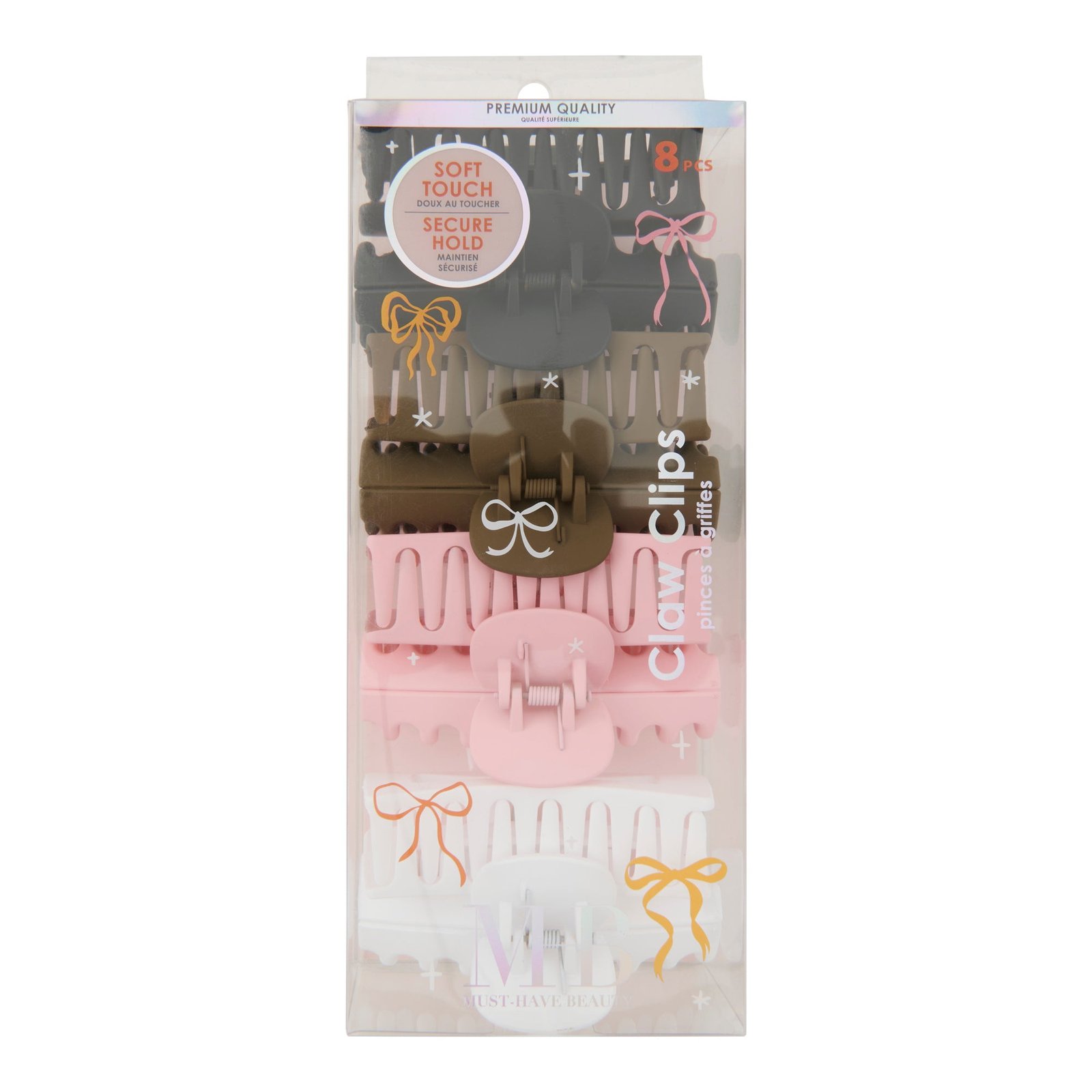 MHB Claw Clips, 8-Pack