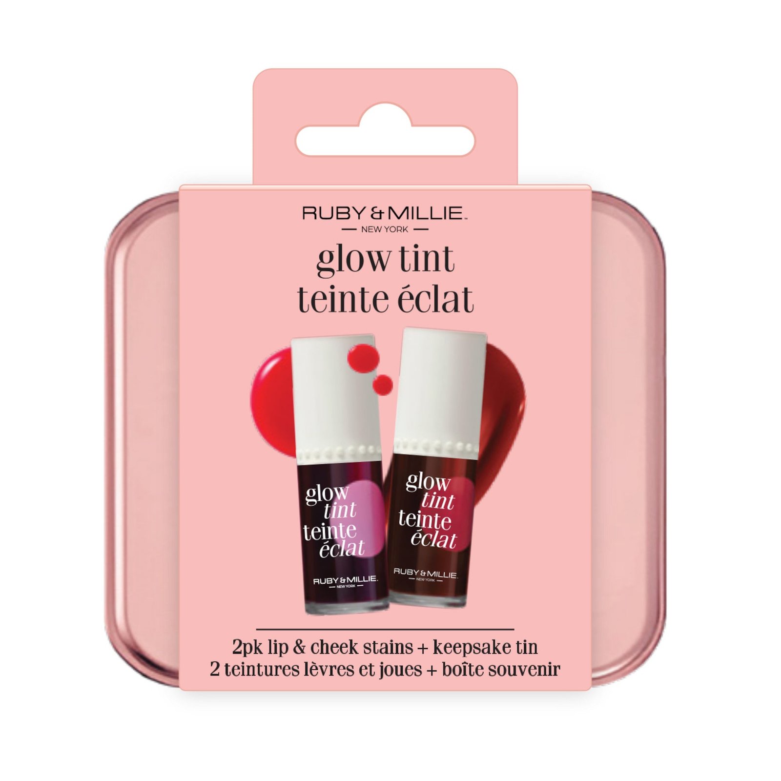 Ruby & Millie Lip & Cheek Stain, 2-Pack