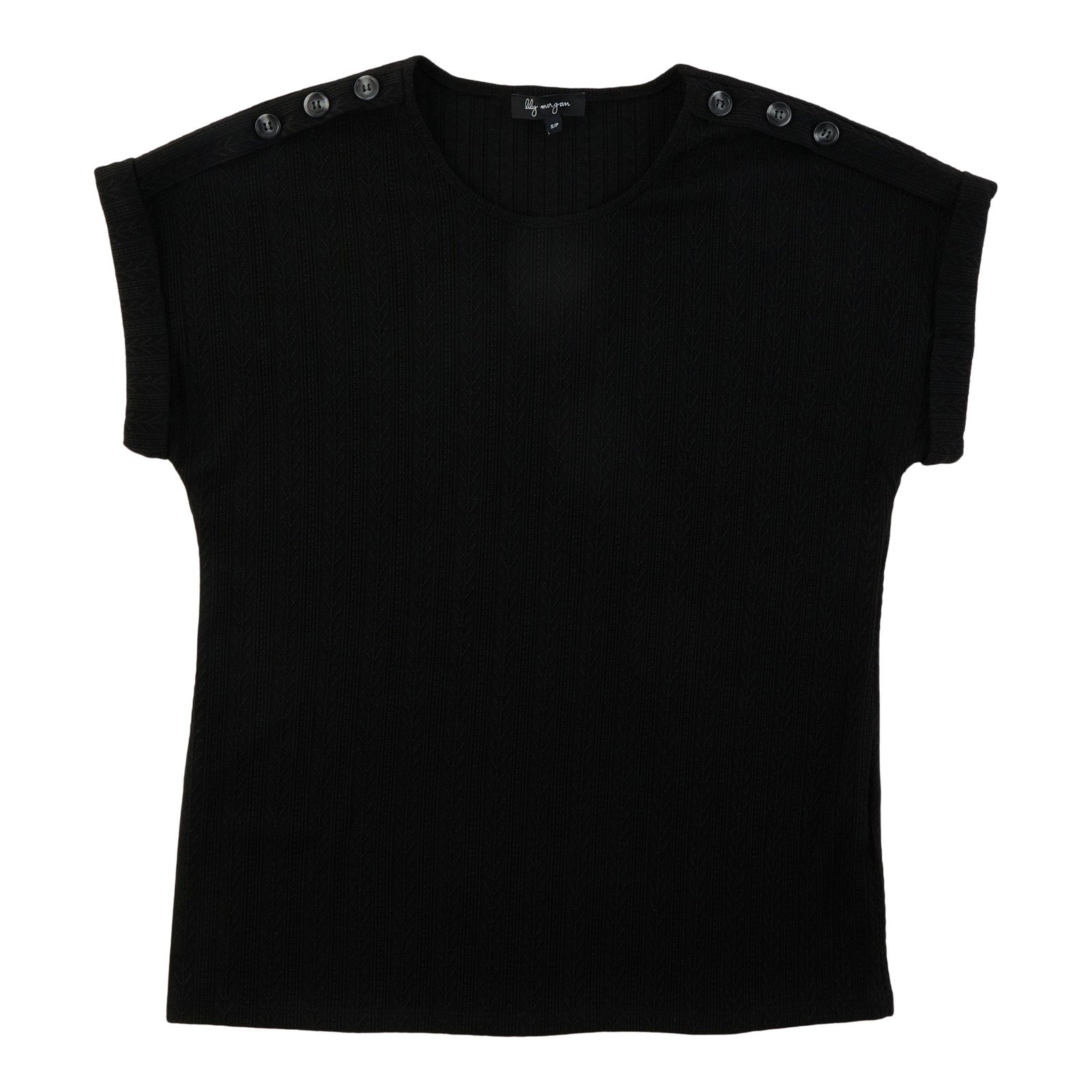 lily morgan Women's Solid Knit Top
