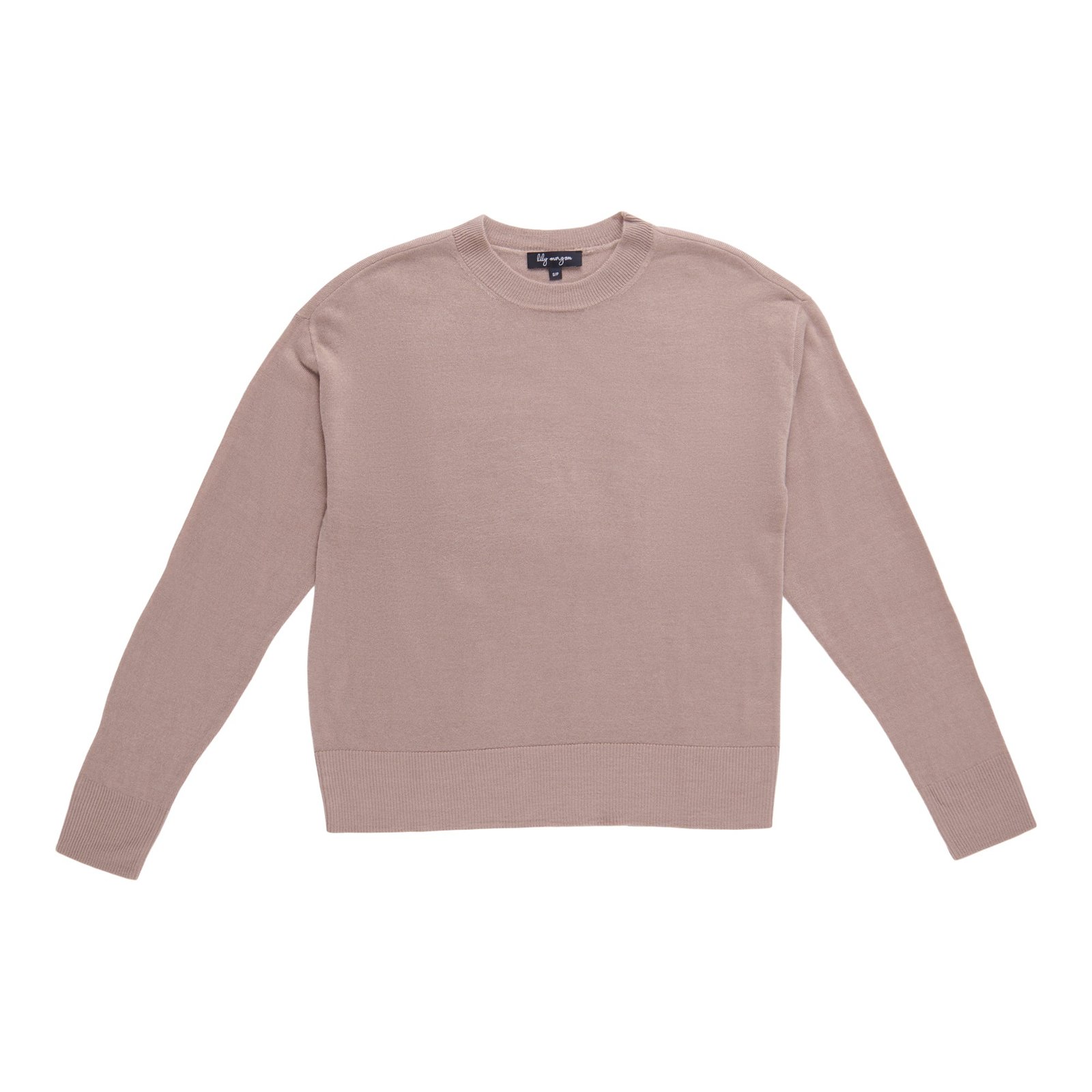 lily morgan Women's Crew Neck Cashmere-Like Sweater
