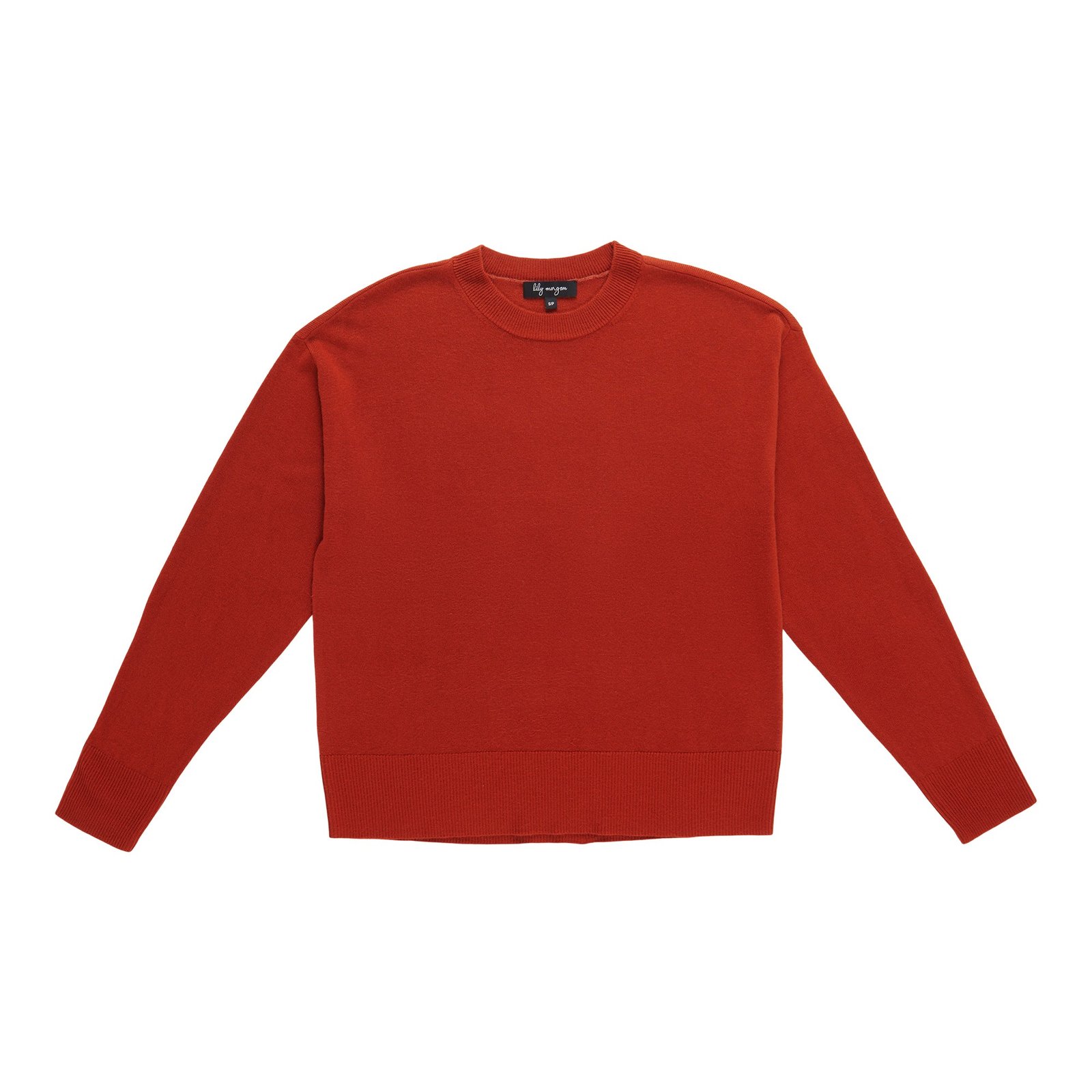 lily morgan Women's Crew Neck Cashmere-Like Sweater