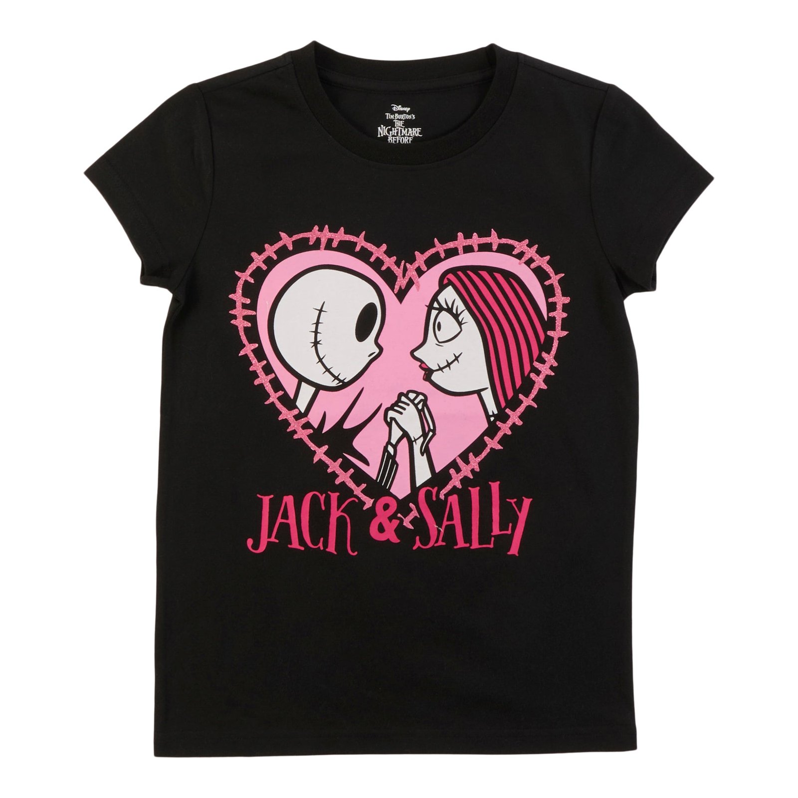 Girls' Licensed Novelty Printed Short Sleeve T-Shirt