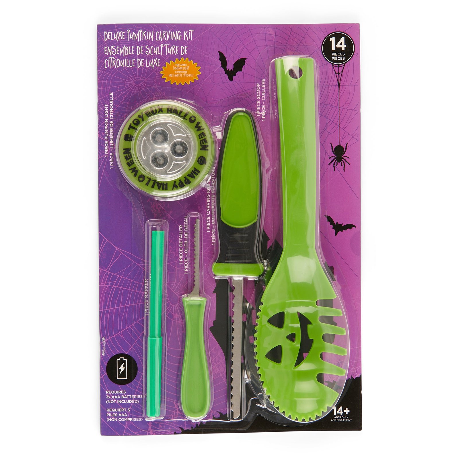 Deluxe Pumpkin Carving Kit, 14 Piece