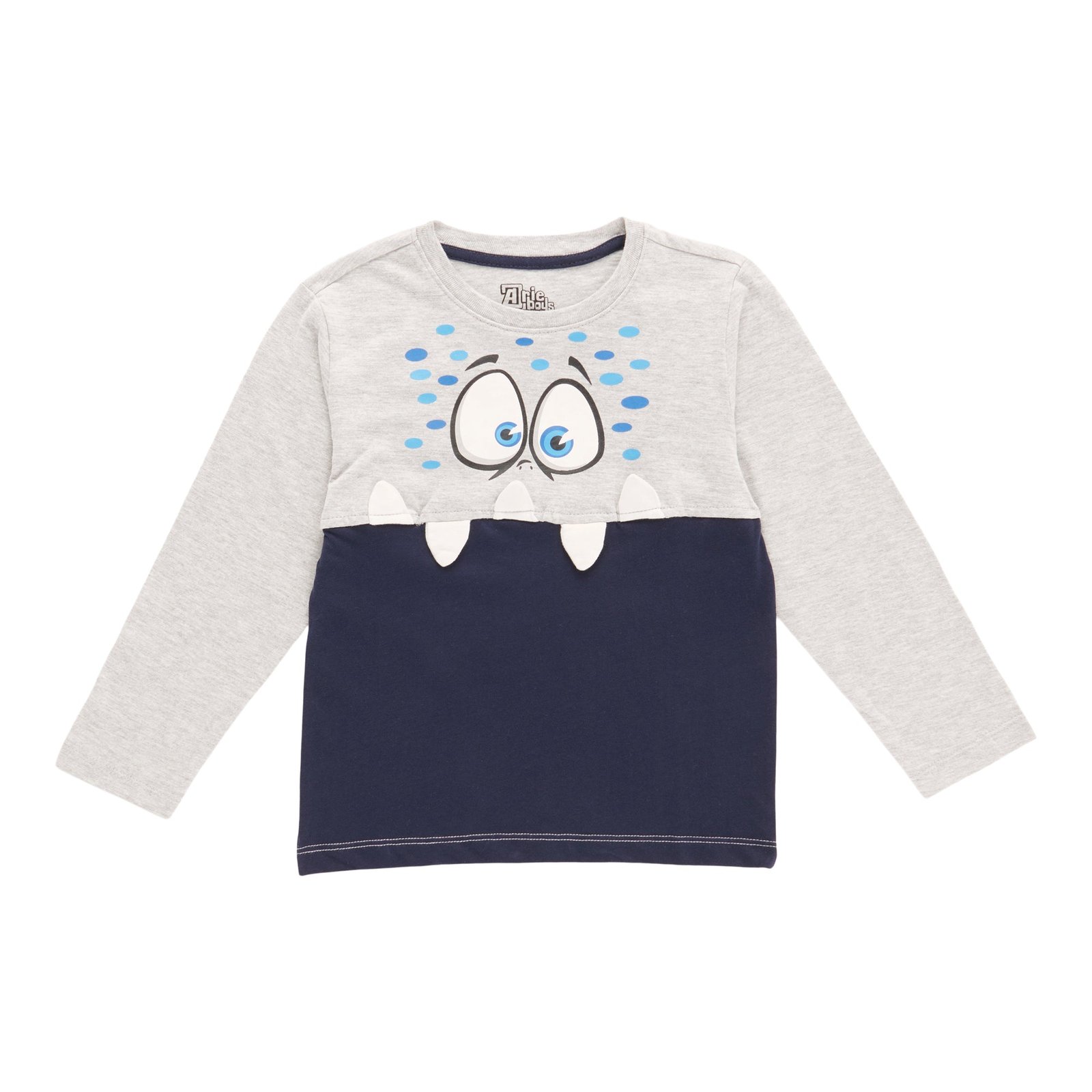 Toddler Boys' 3D Element Printed Long Sleeve T-Shirt