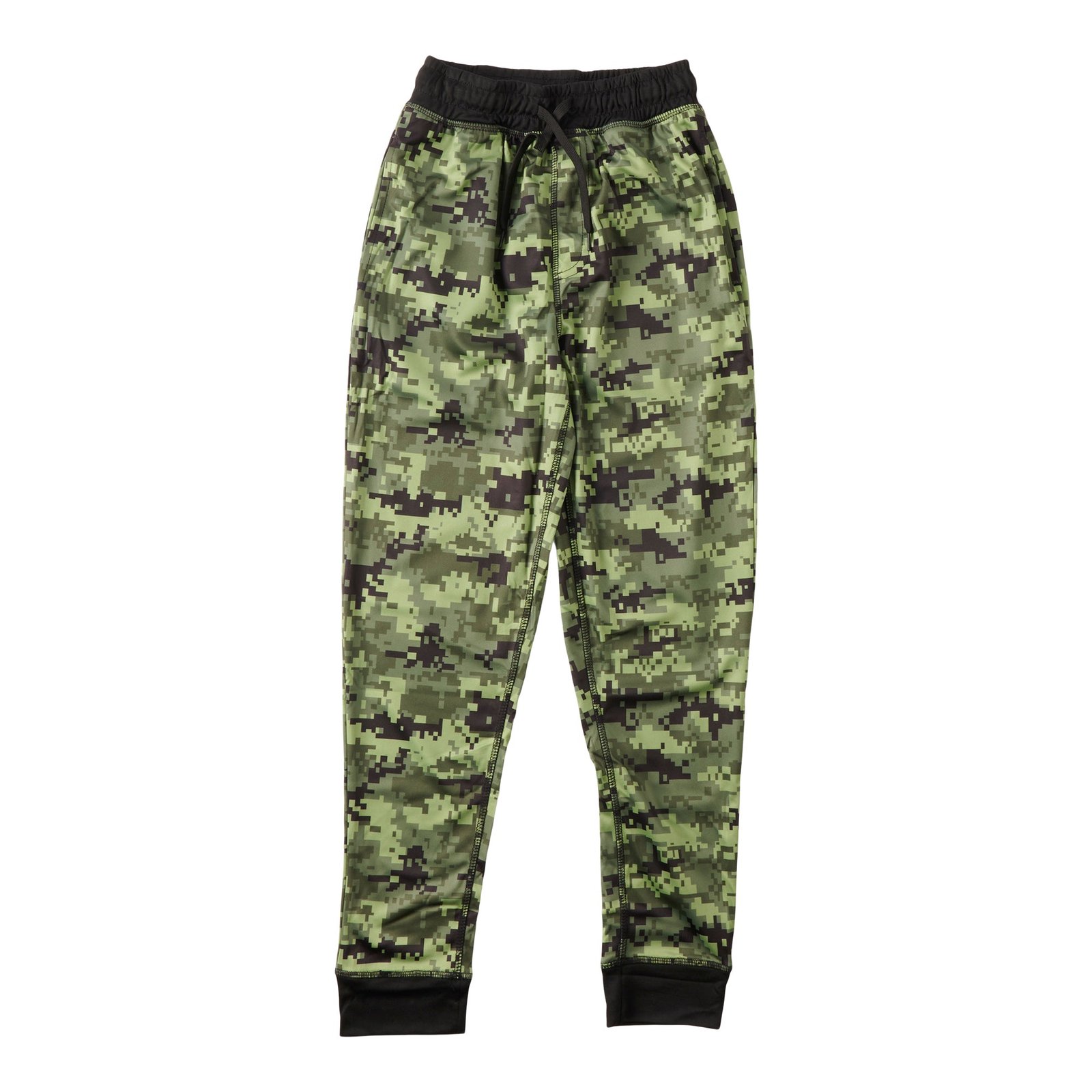 Boys' Printed Active Pants with Drawstring