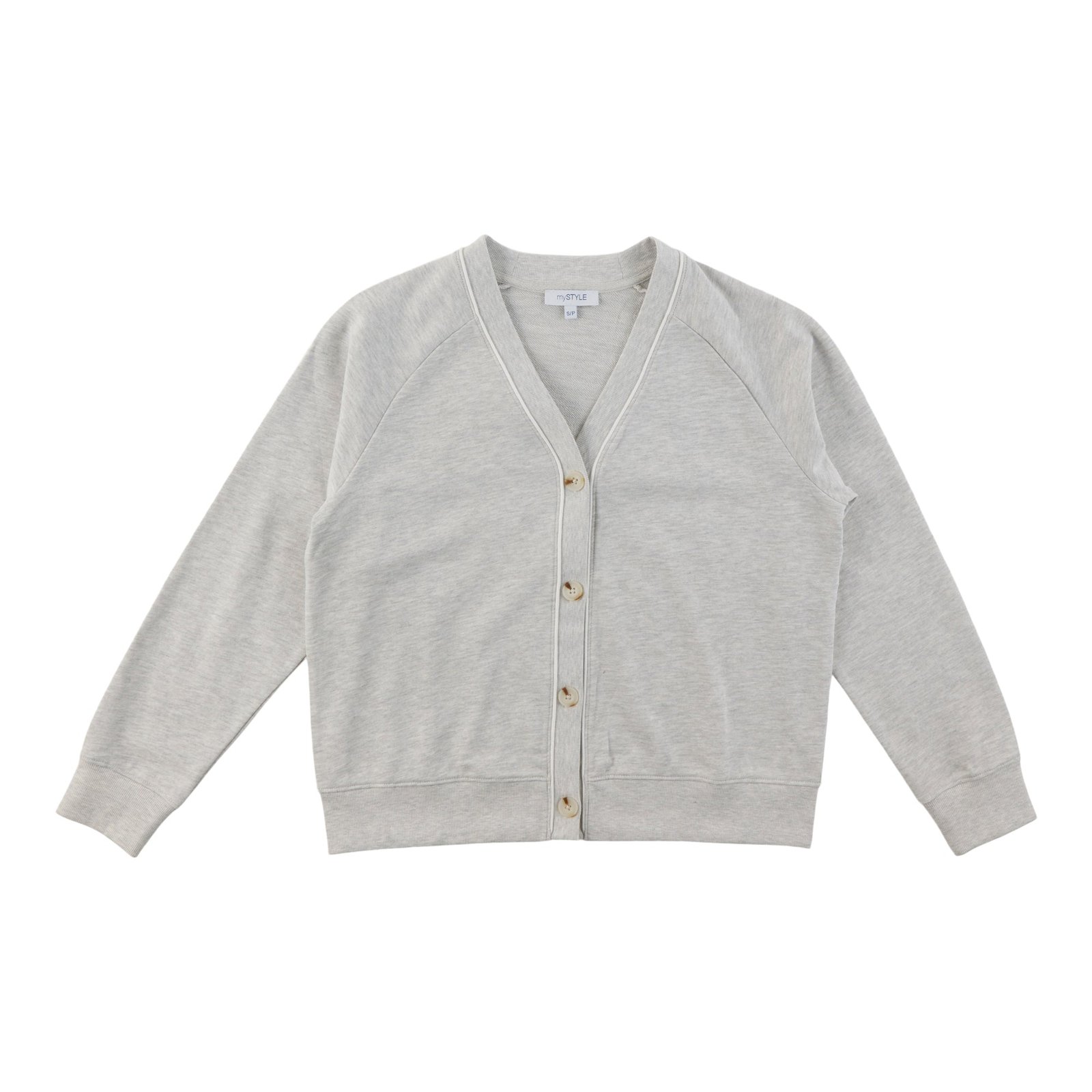 mySTYLE Women's French Terry Cardigan