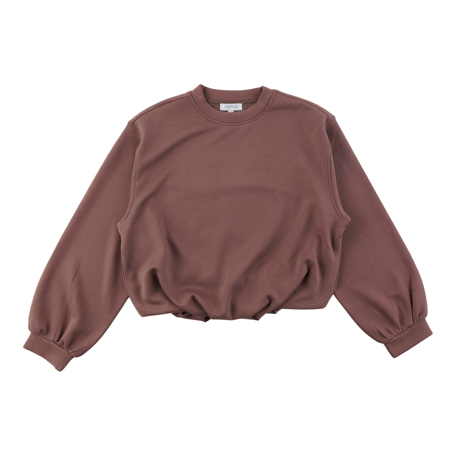 mySTYLE Women's Scuba Bubble Top