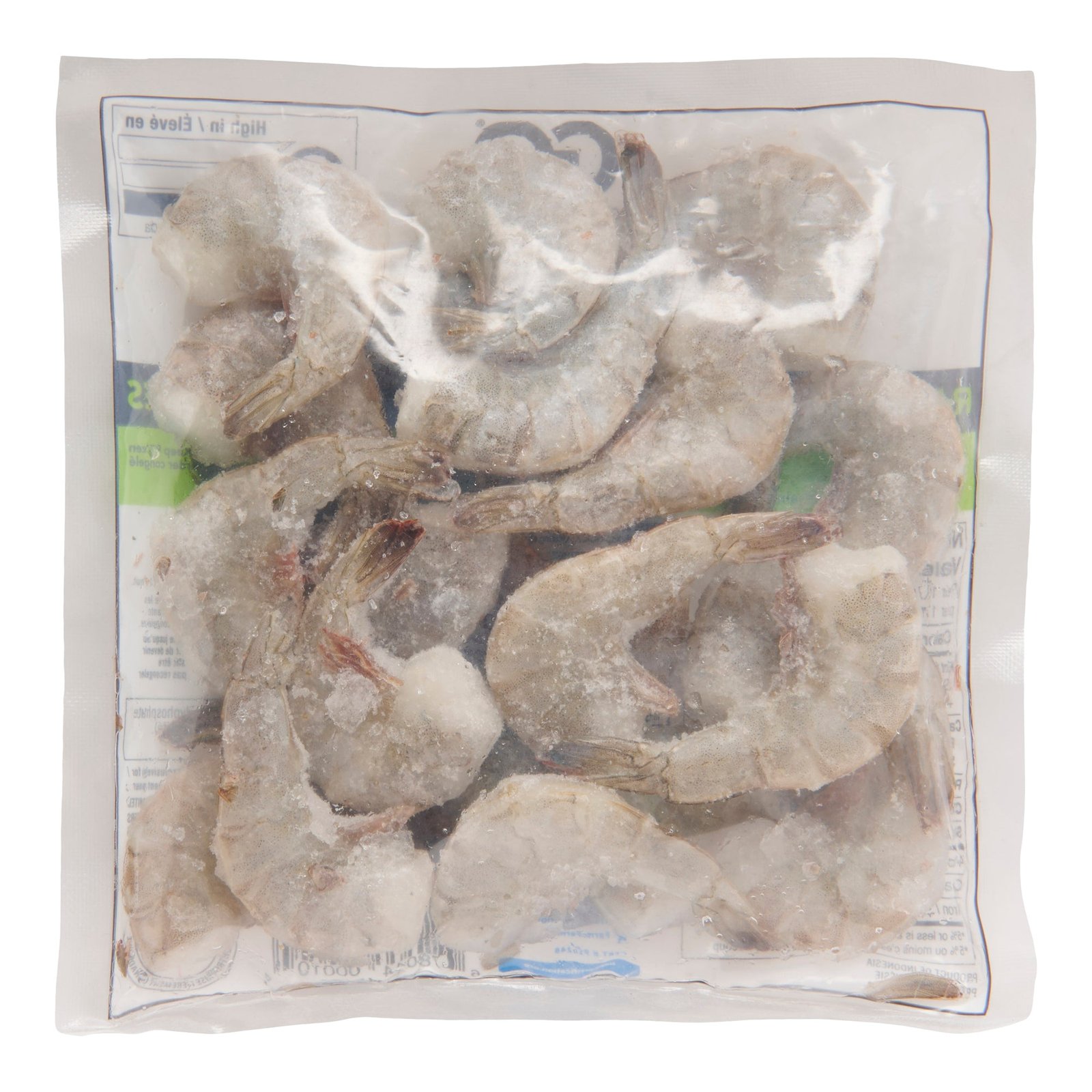 Green Ocean Frozen Raw White Shrimp, 160 g