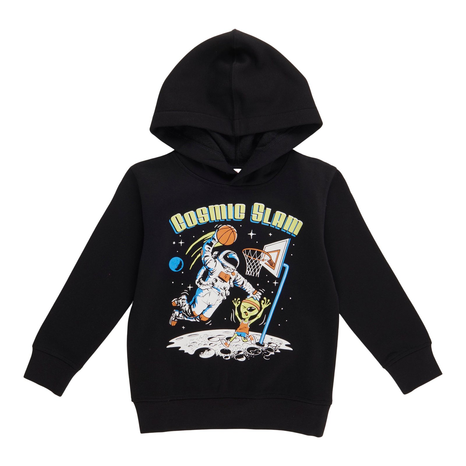 MONKEY BARS Toddler Boys' Varsity Screen Print Fleece Hoodie