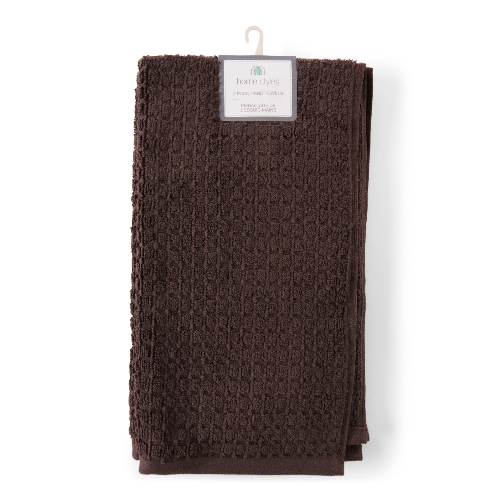 HomeStyles Waffle Hand Towels, 16-in x 28-in, 2 Pack