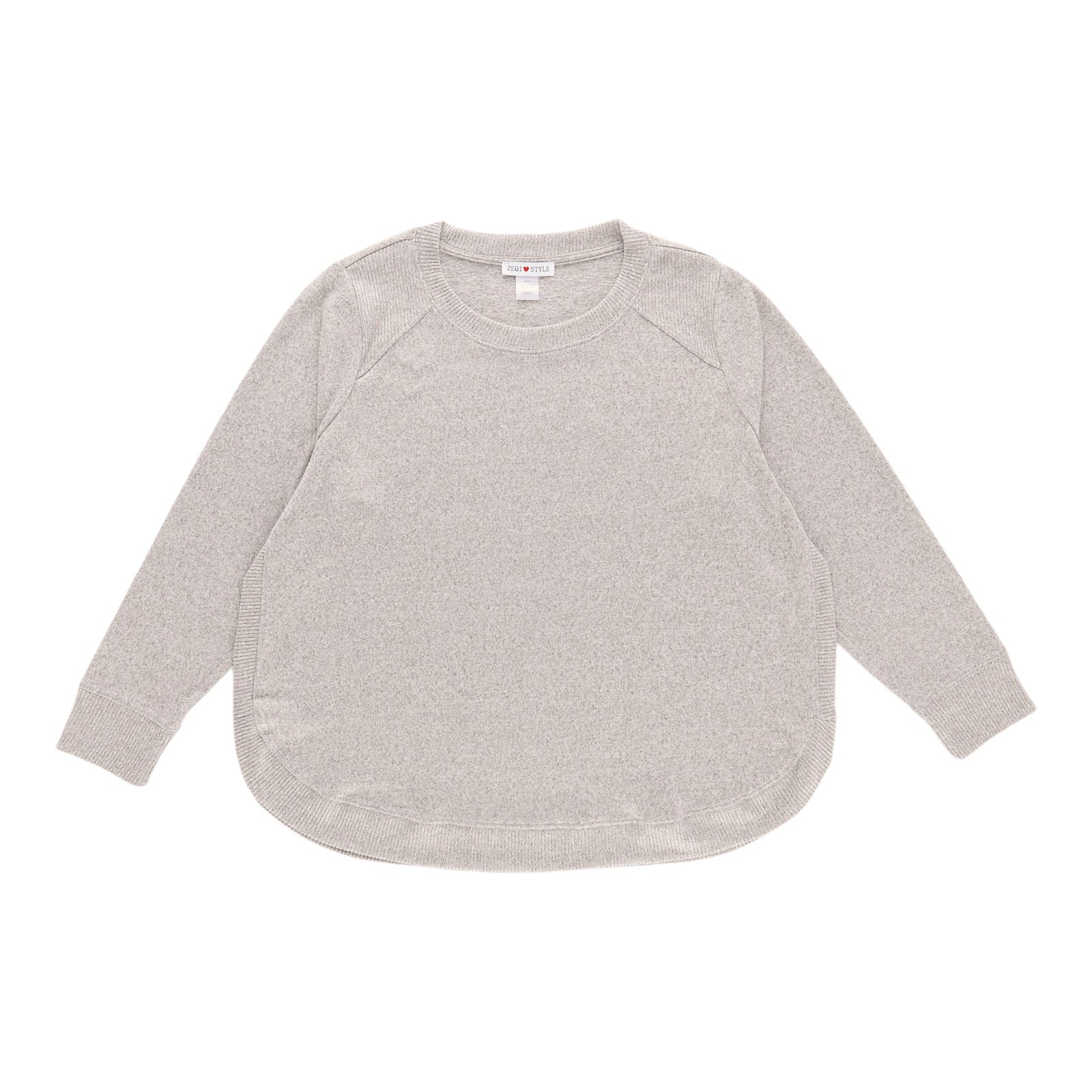 Women's Plus Long Sleeve Knit Top